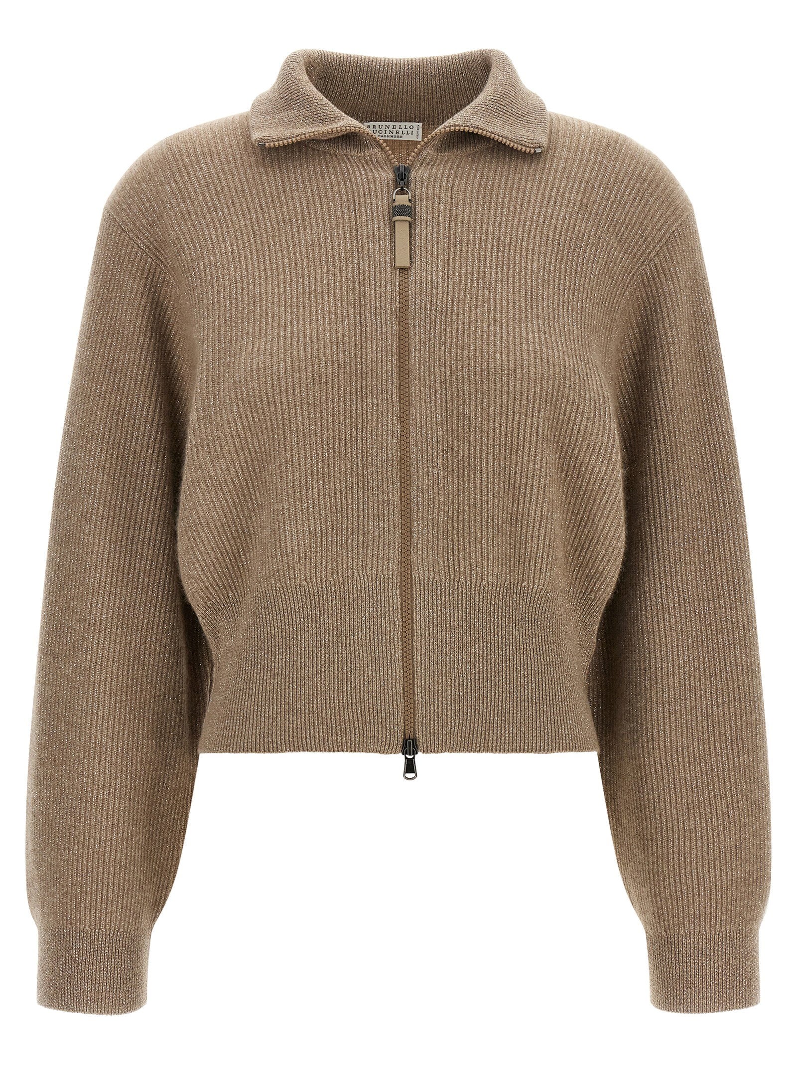 Brunello Cucinelli Sparkling Cardigan Brown
