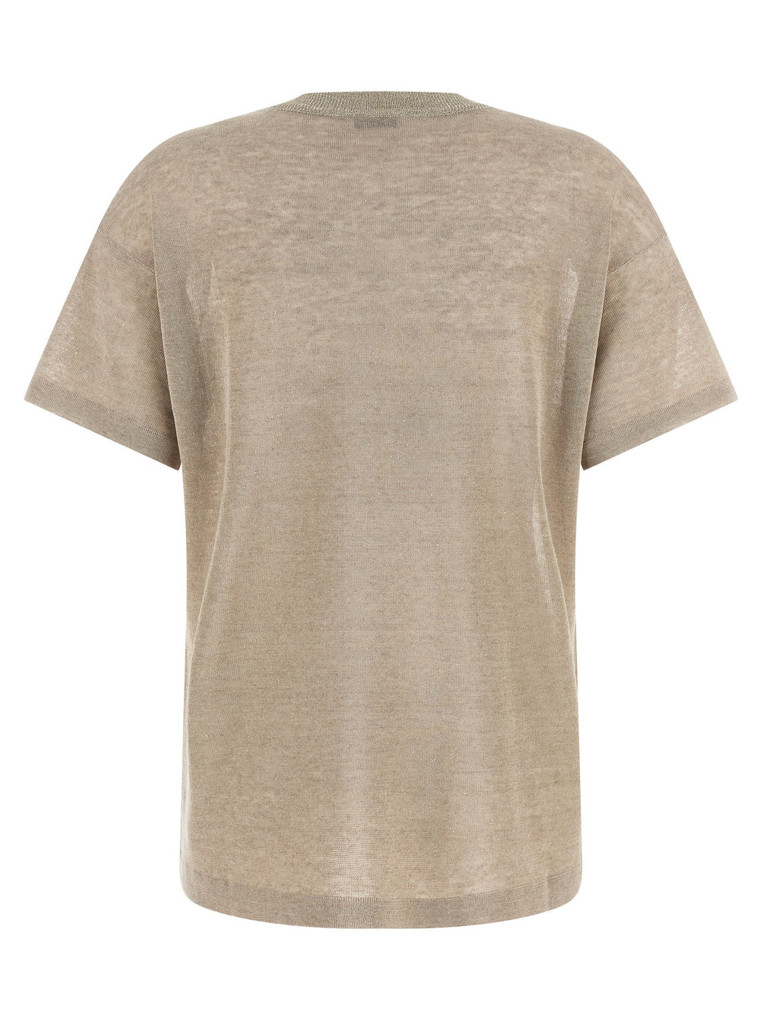 Brunello Cucinelli Dazzling Collar Sweater Beige