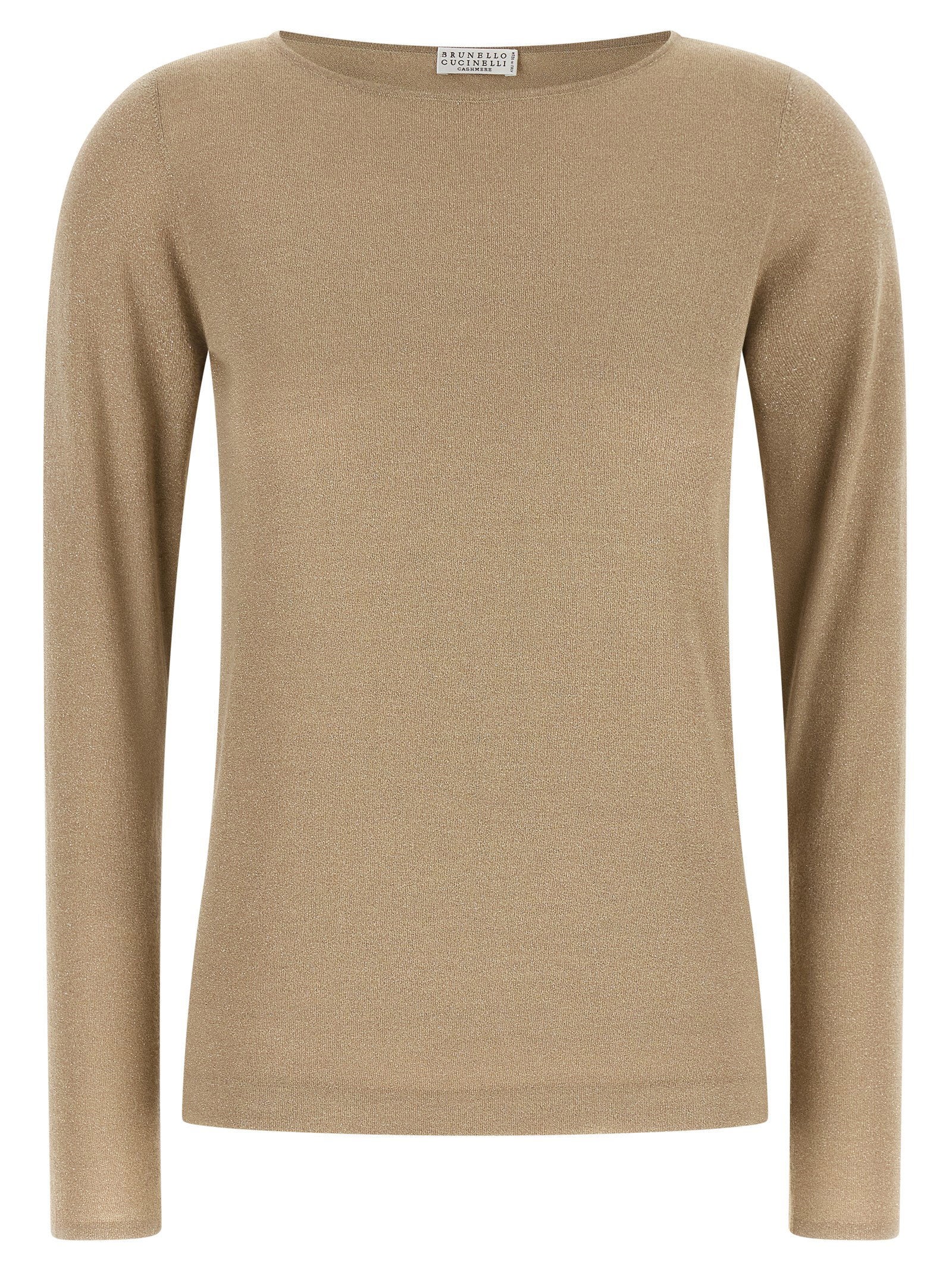 Brunello Cucinelli Sparkling Sweater Beige