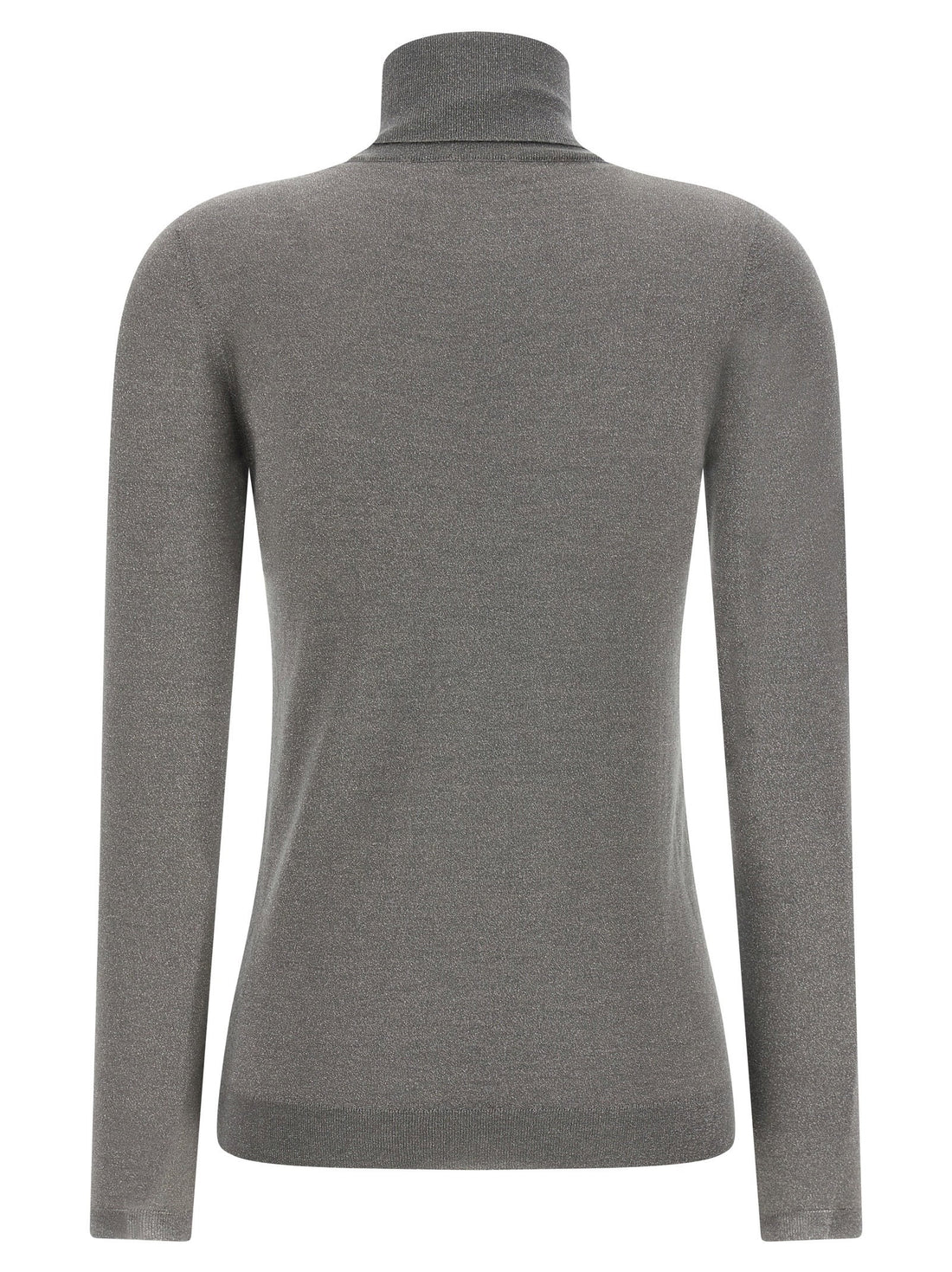 Brunello Cucinelli Sparkling Turtleneck Sweater Gray