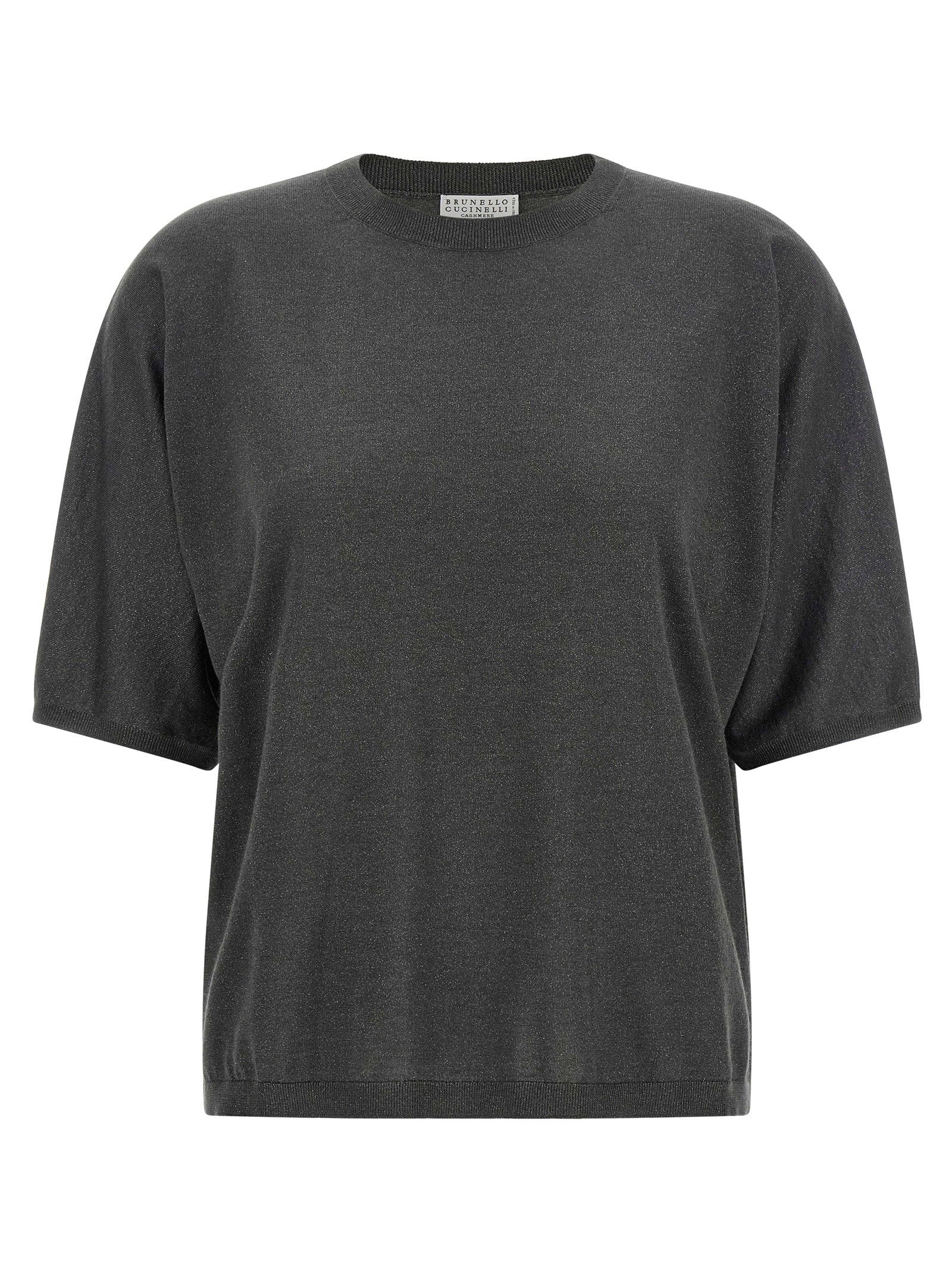 Brunello Cucinelli Sparkling Sweater Gray