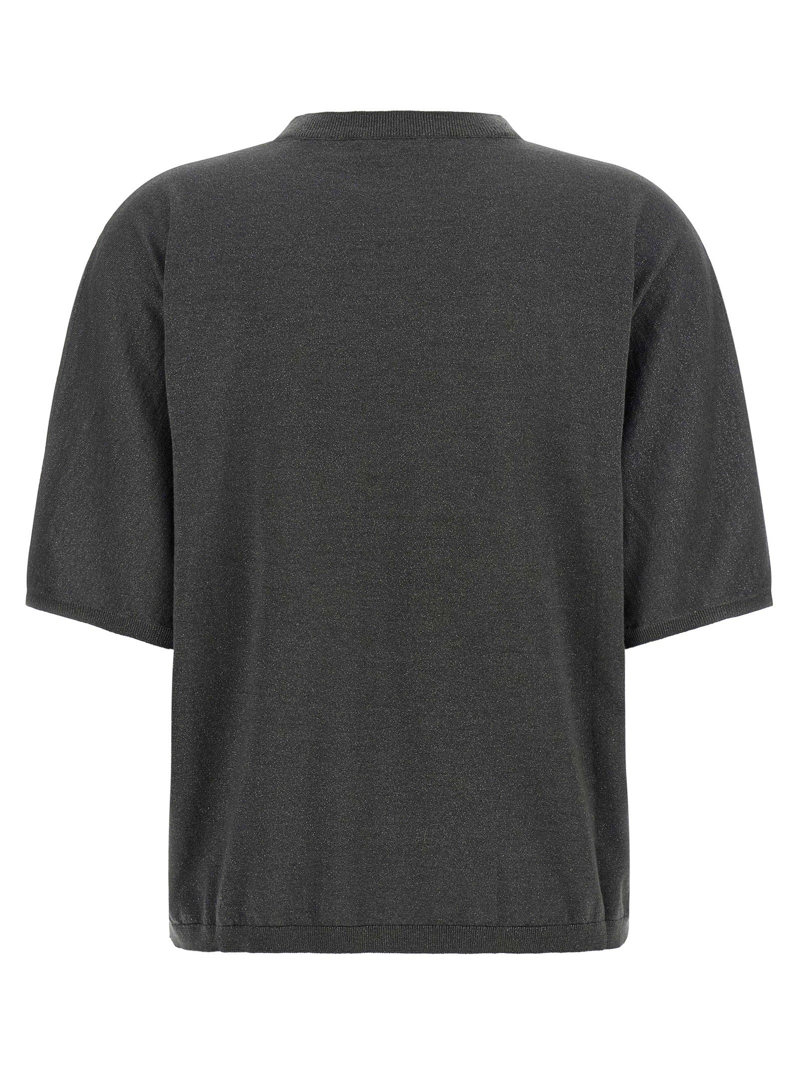 Brunello Cucinelli Sparkling Sweater Gray