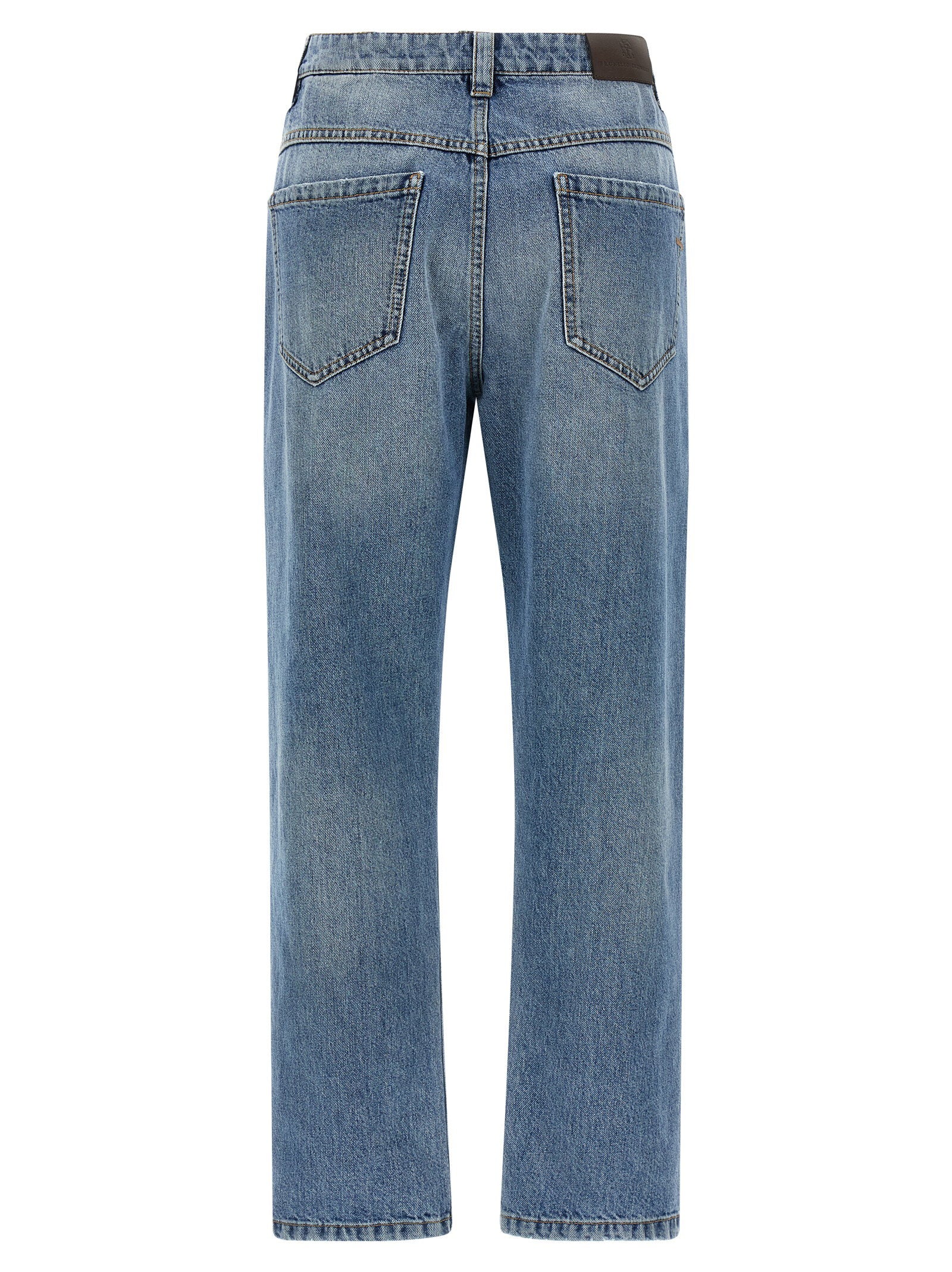 Brunello Cucinelli The Straight Leg Jeans Blue