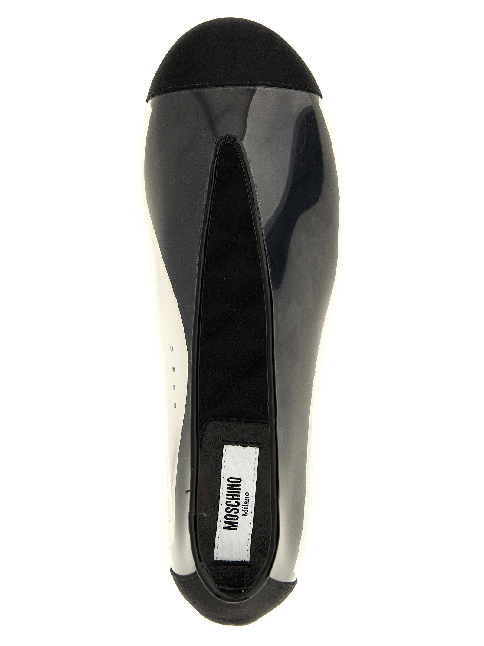 Moschino Pvc Ballet Flats Black