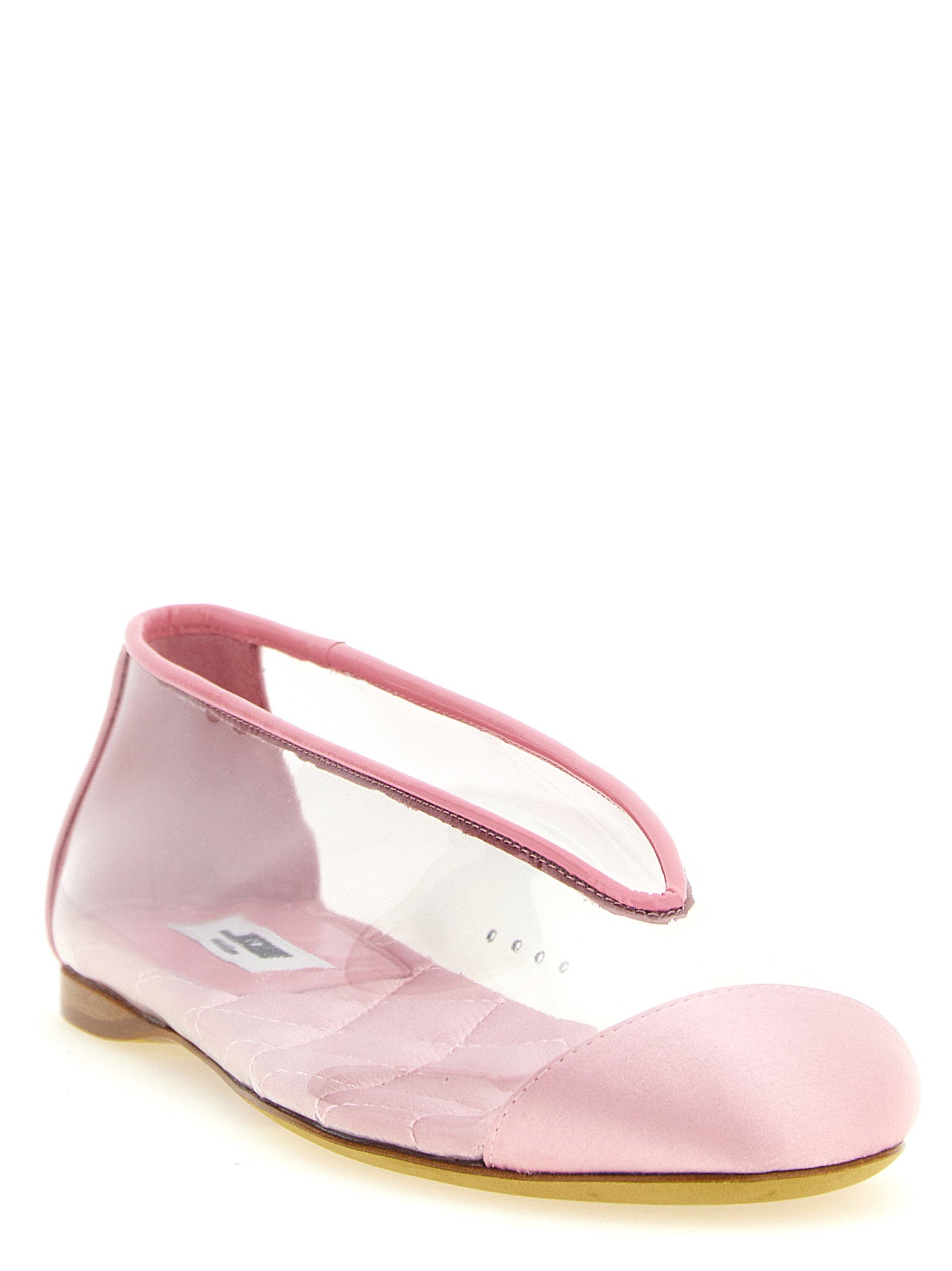 Moschino Pvc Ballet Flats Pink
