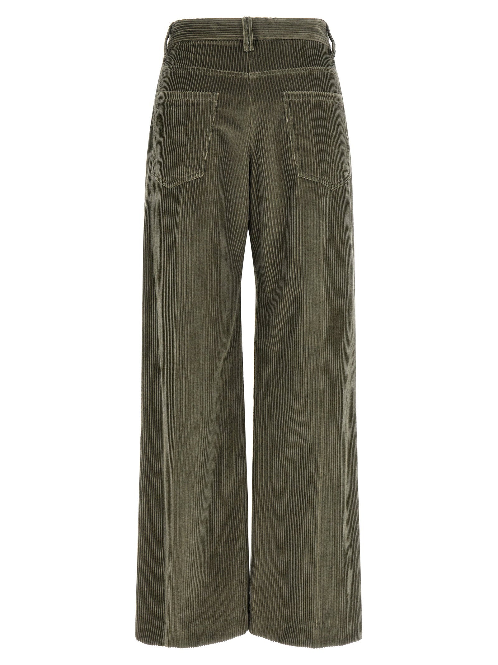 Brunello Cucinelli Corduroy Trousers Green