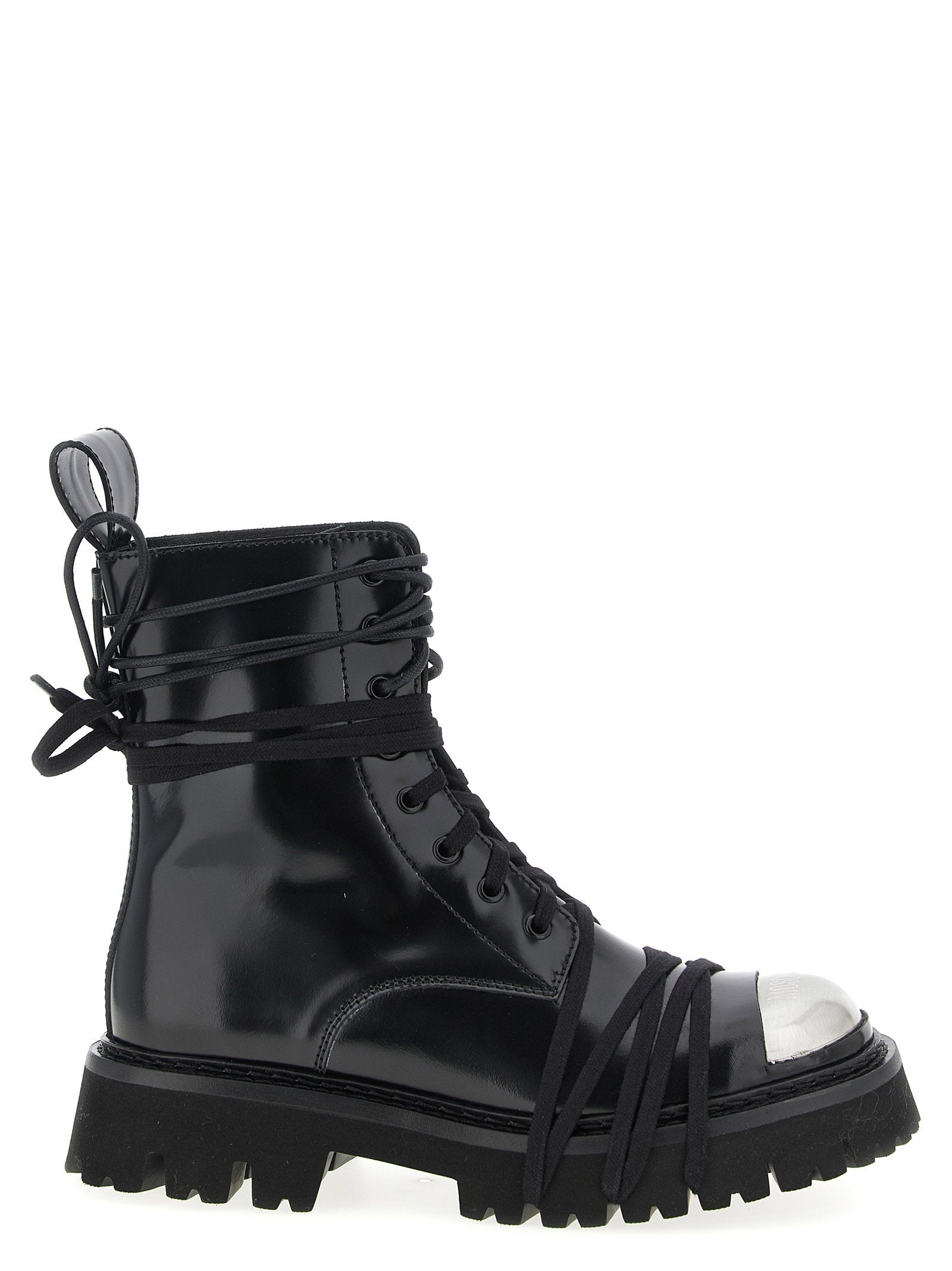 Moschino Combat Combat Boots Black