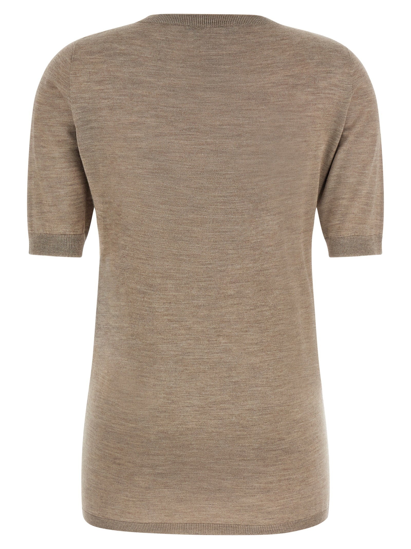 Fabiana Filippi Cashmere And Silk Sweater Beige