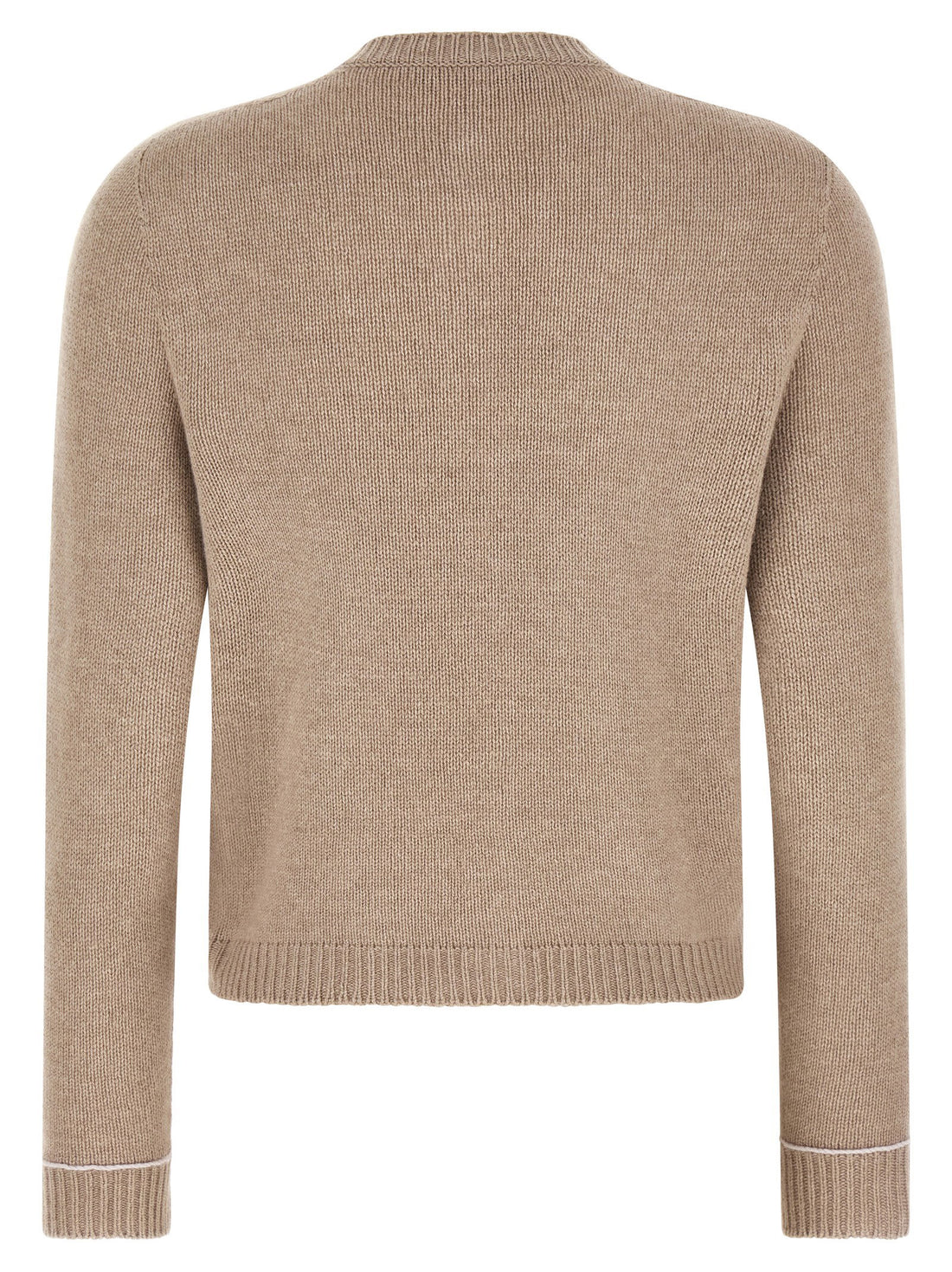 Fabiana Filippi Covered Buttons Cardigan Beige
