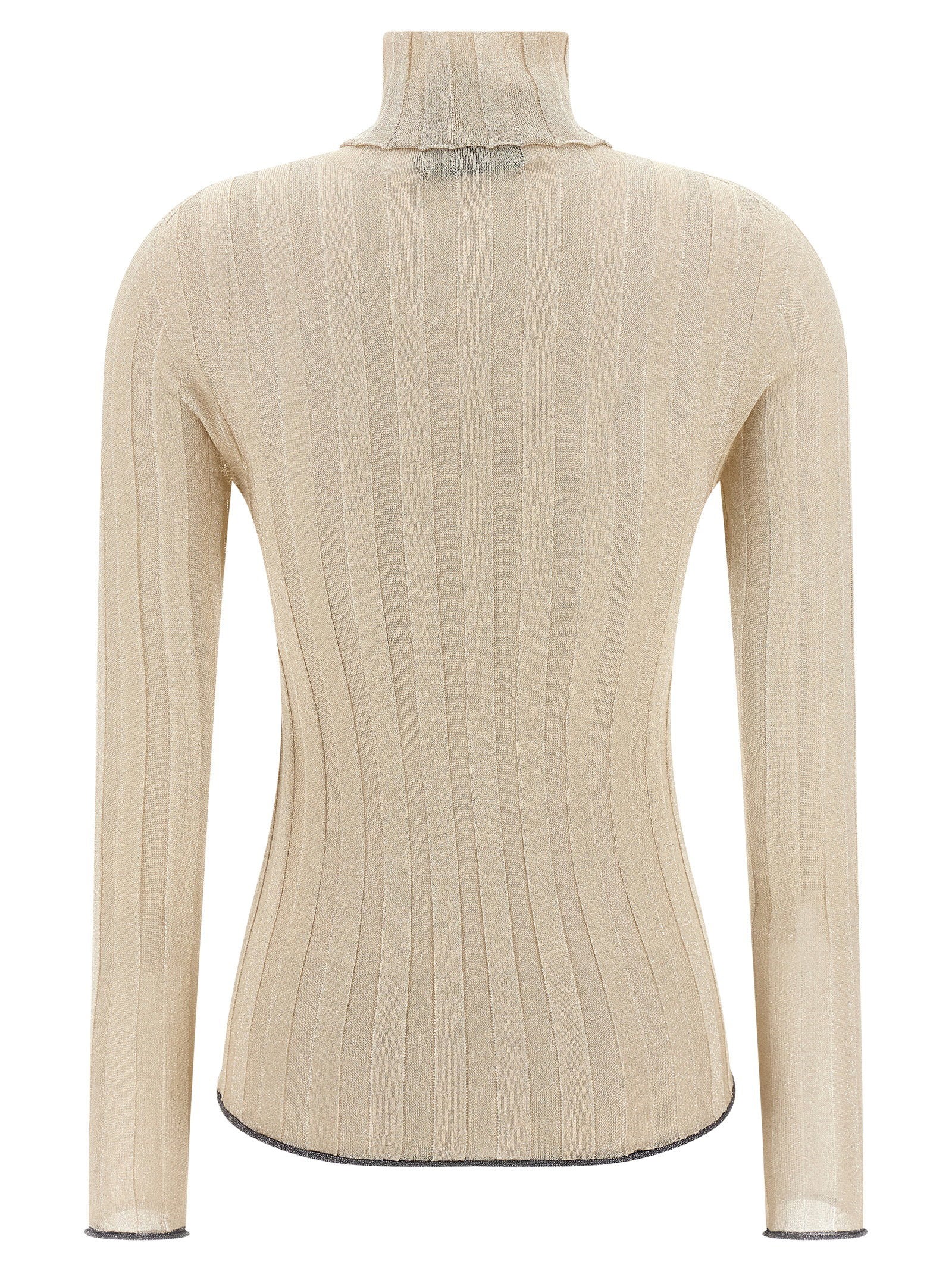 Fabiana Filippi Lurex Sweater Gold