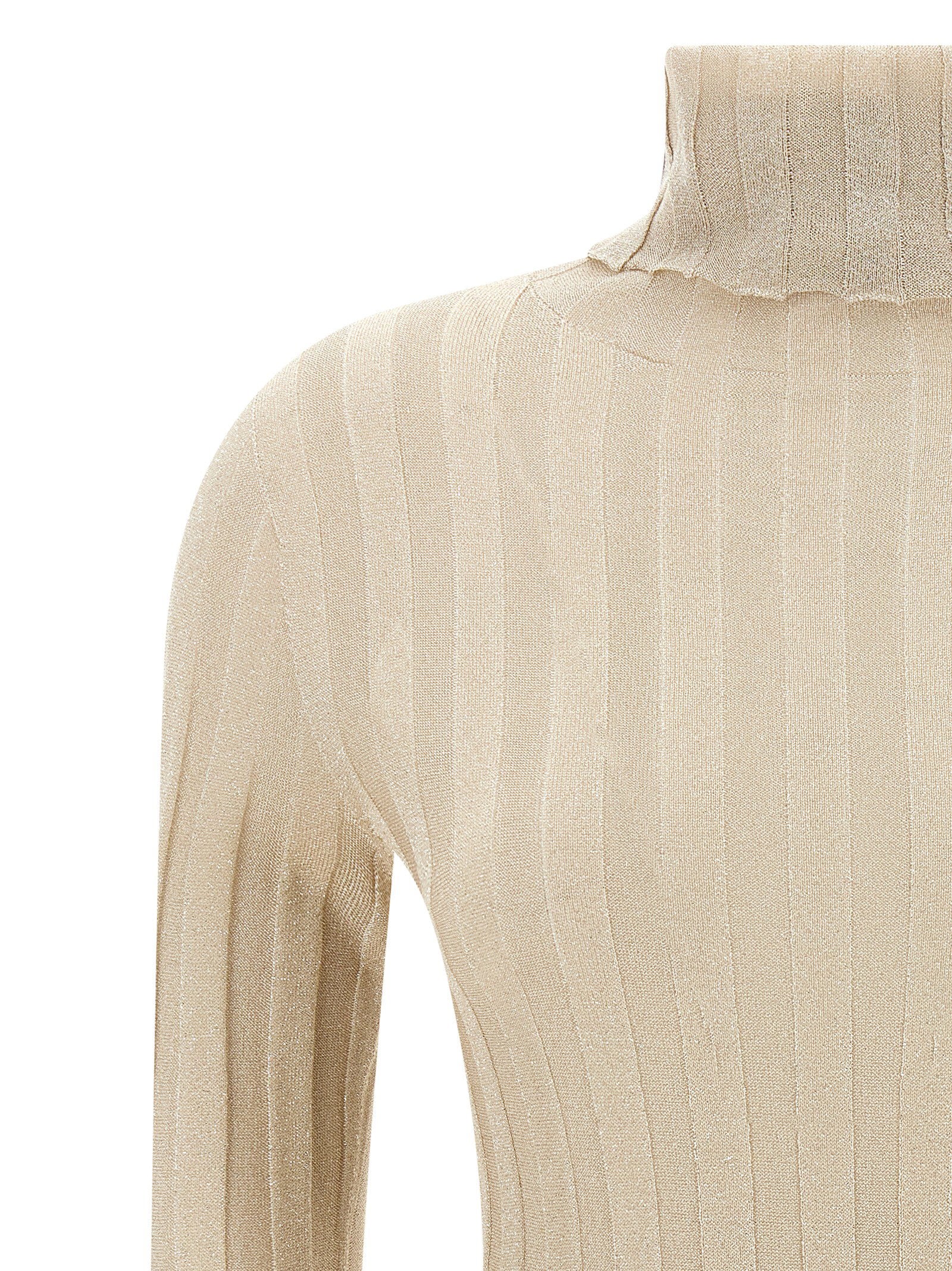 Fabiana Filippi Lurex Sweater Gold