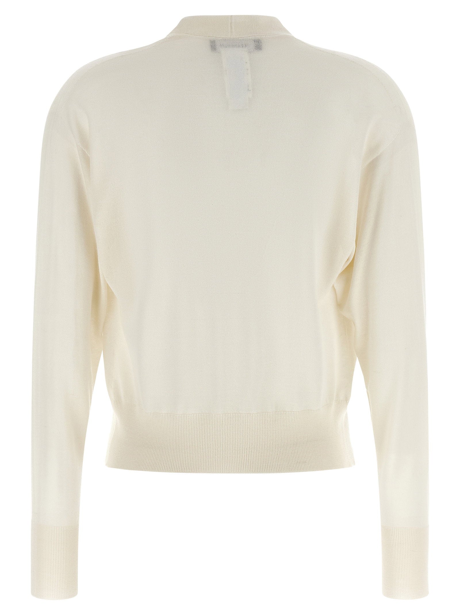 Fabiana Filippi Crystal Cardigan White