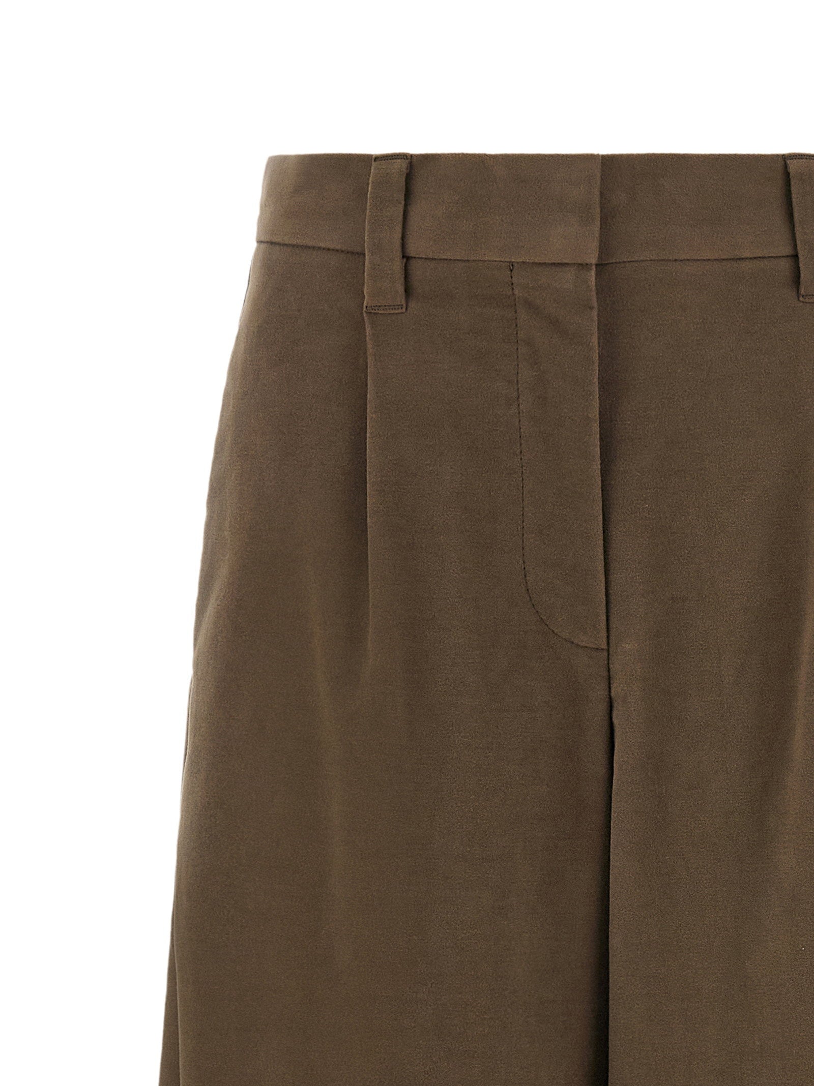 Brunello Cucinelli Fustagno Pants Brown