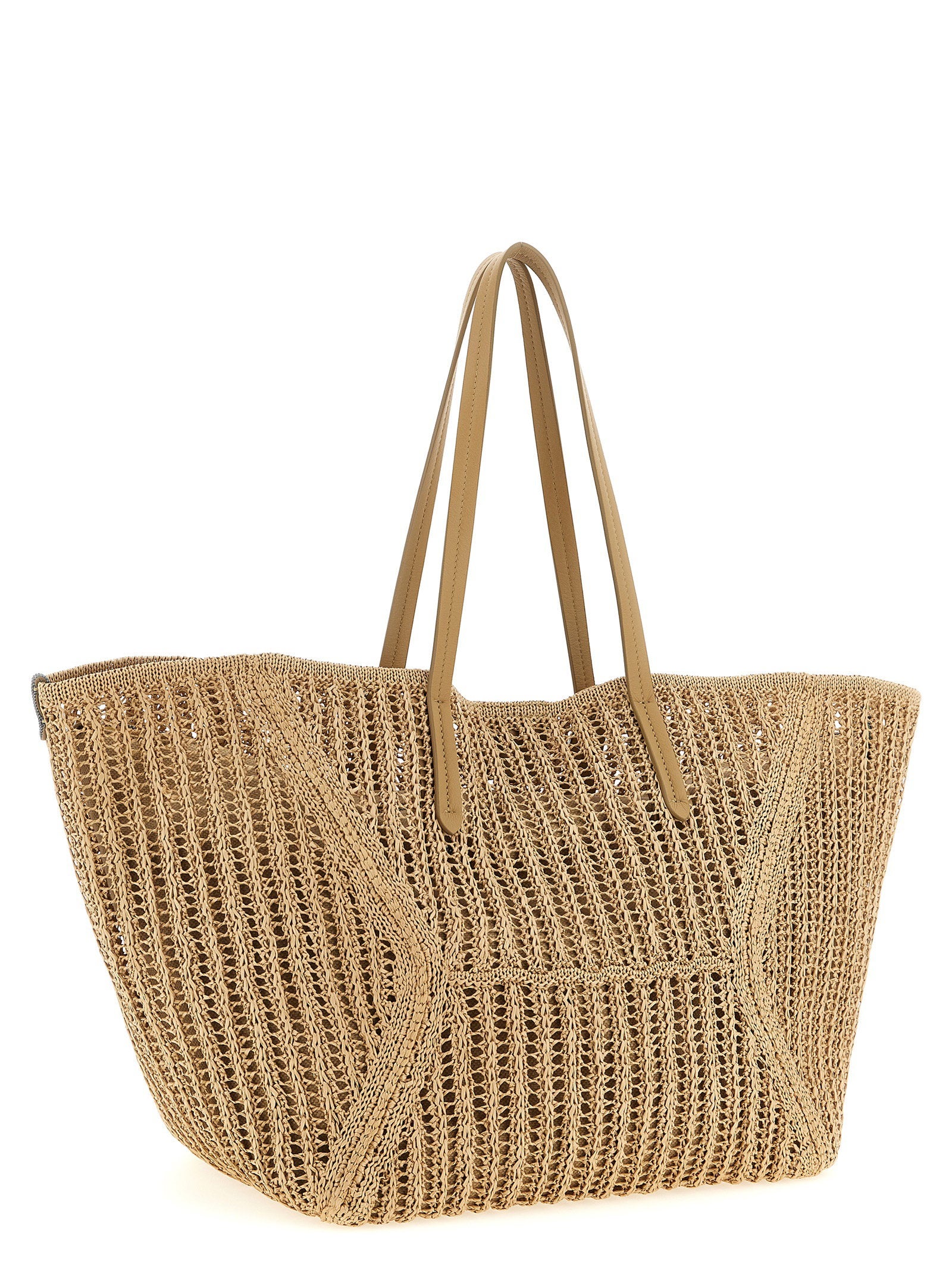Brunello Cucinelli Bc Duo Large Shoulder Bag Beige