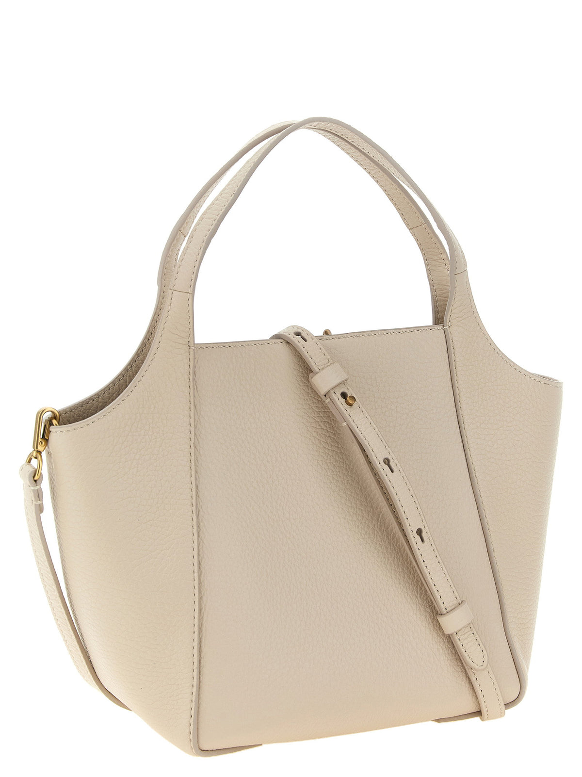 Brunello Cucinelli Sartorial Bucket Small Handbag Beige