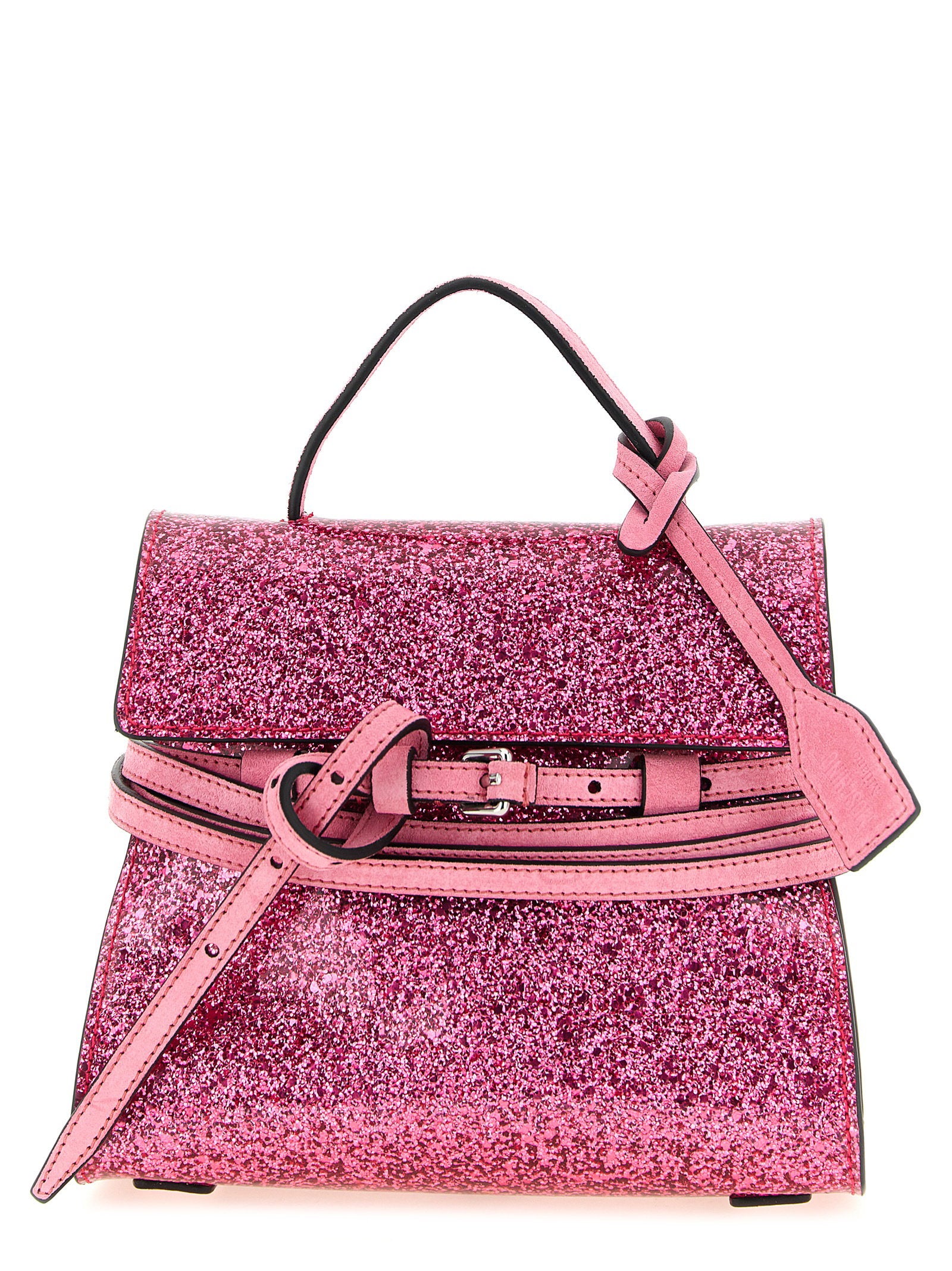 Moschino Tie Me Small Handbag Pink