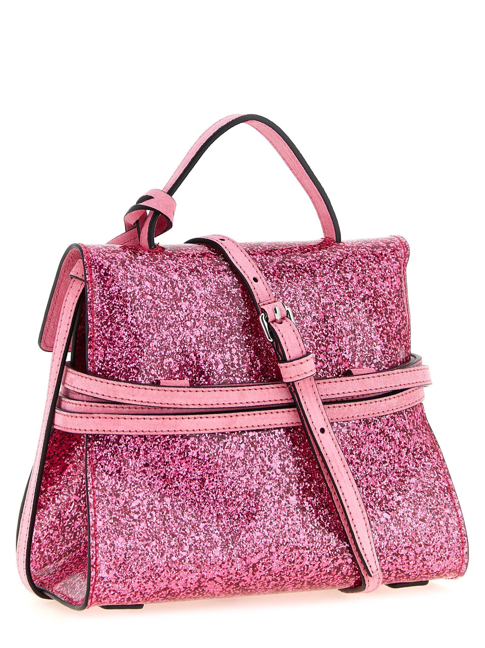Moschino Tie Me Small Handbag Pink