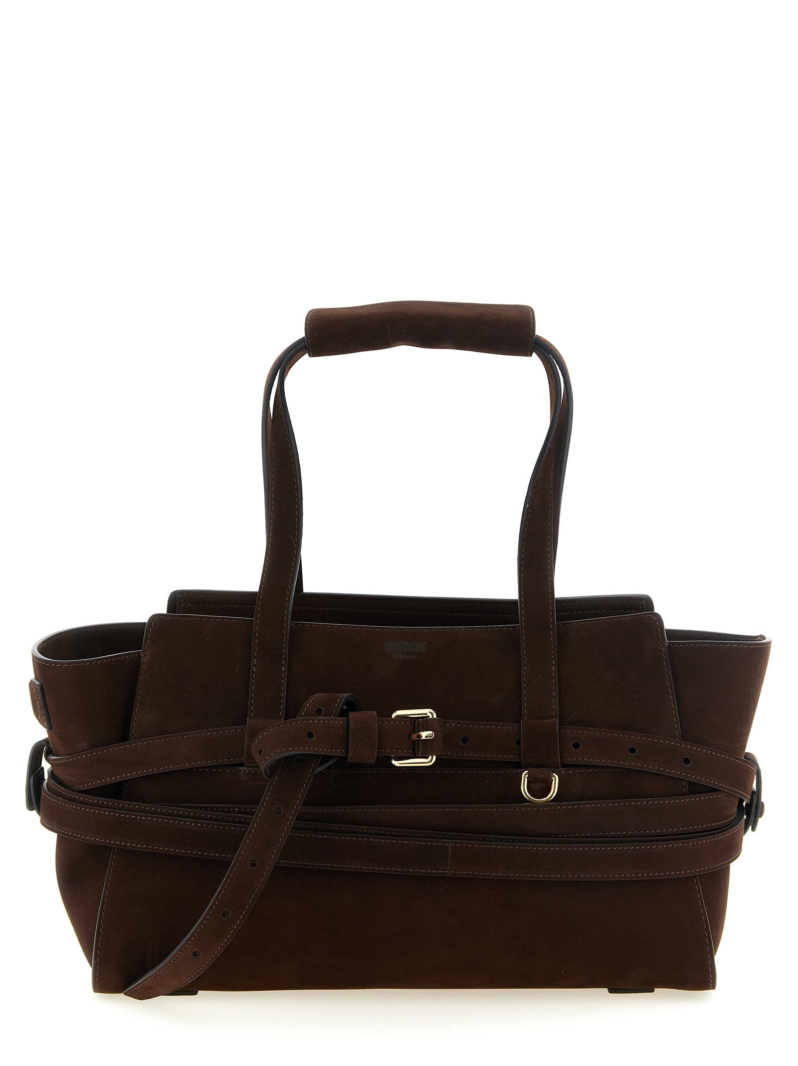 Moschino Tie Me Handbag Brown