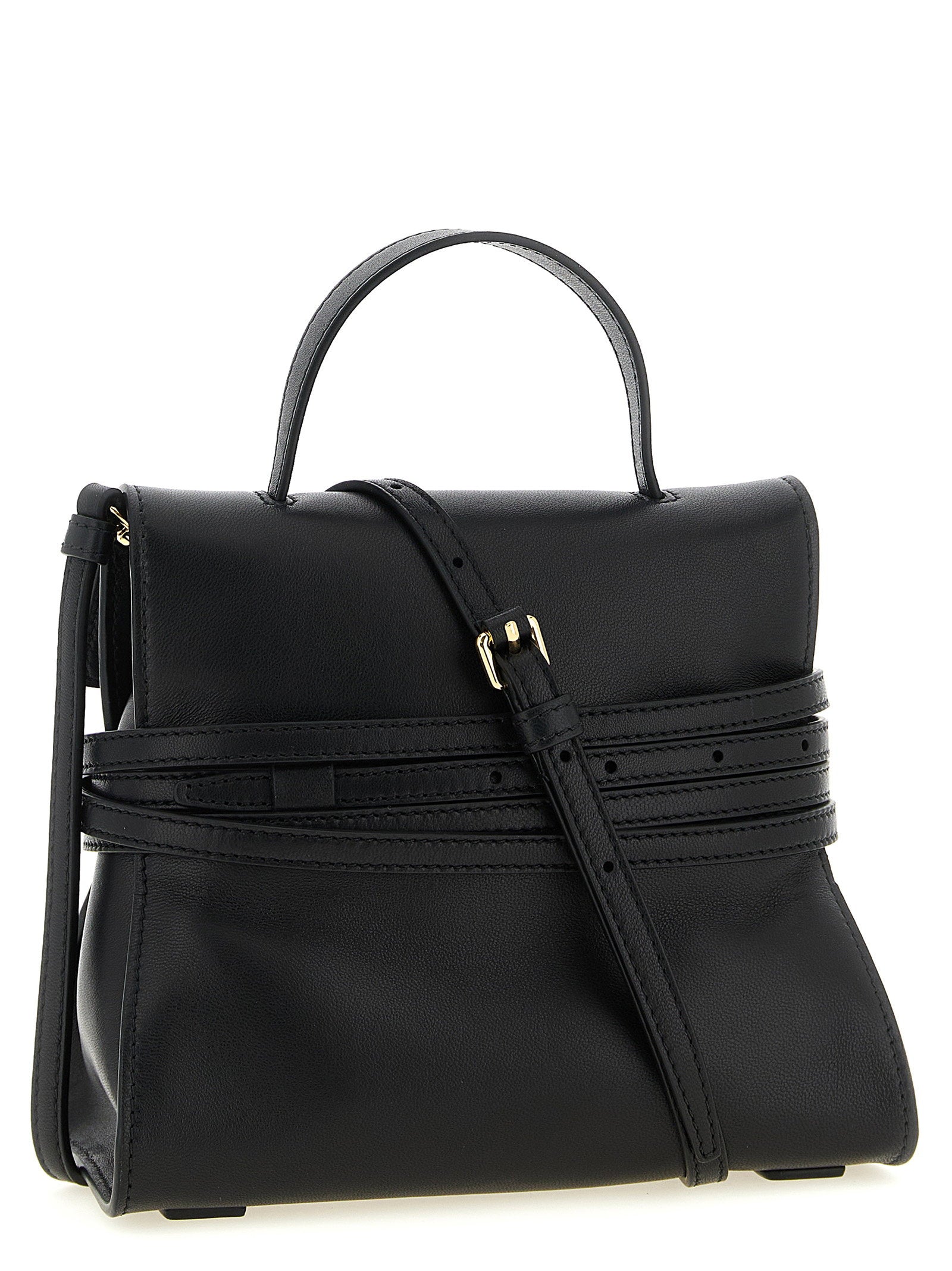 Moschino Tie Me Handbag Black