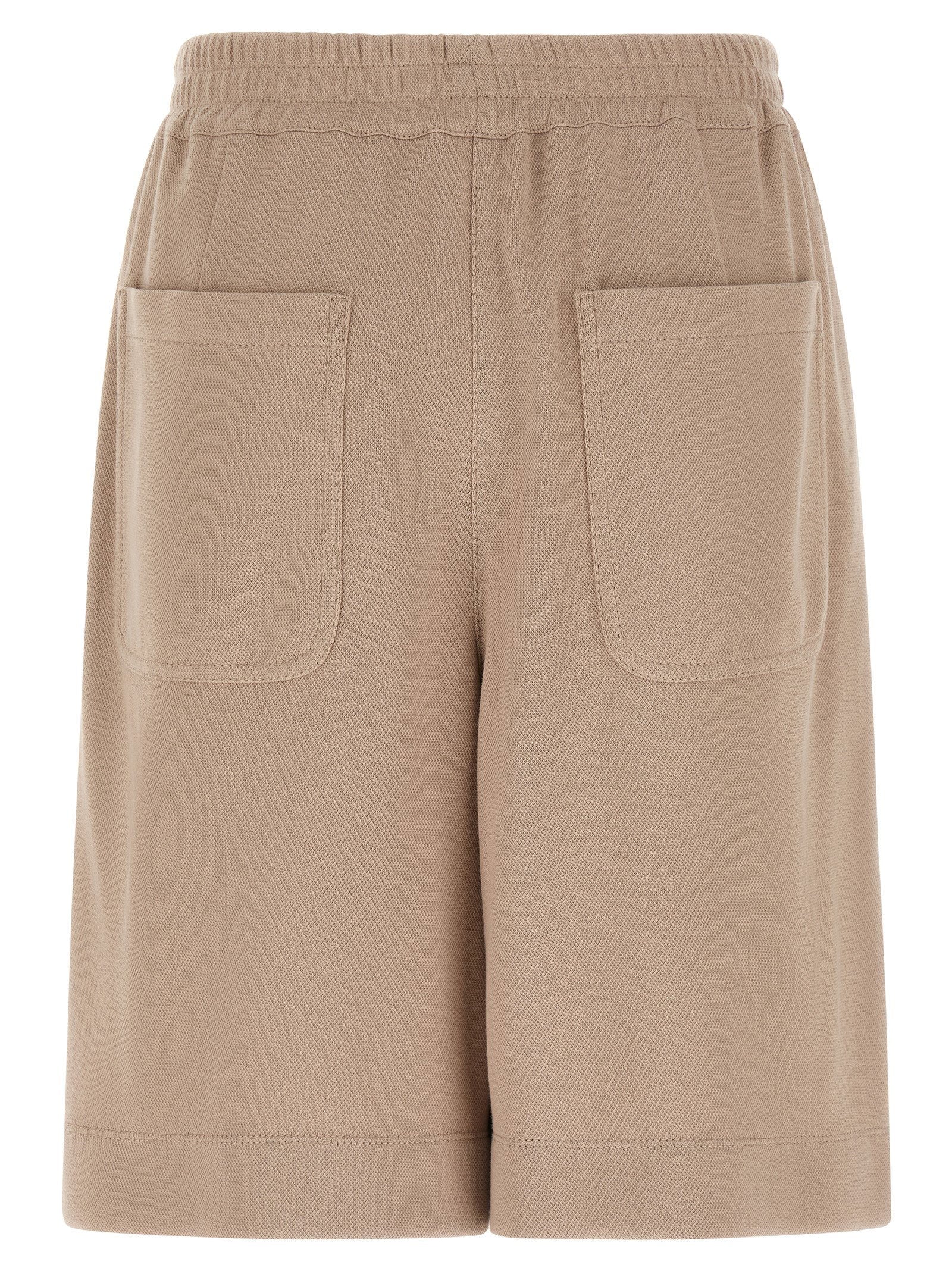 Brunello Cucinelli Cotton Shorts Brown