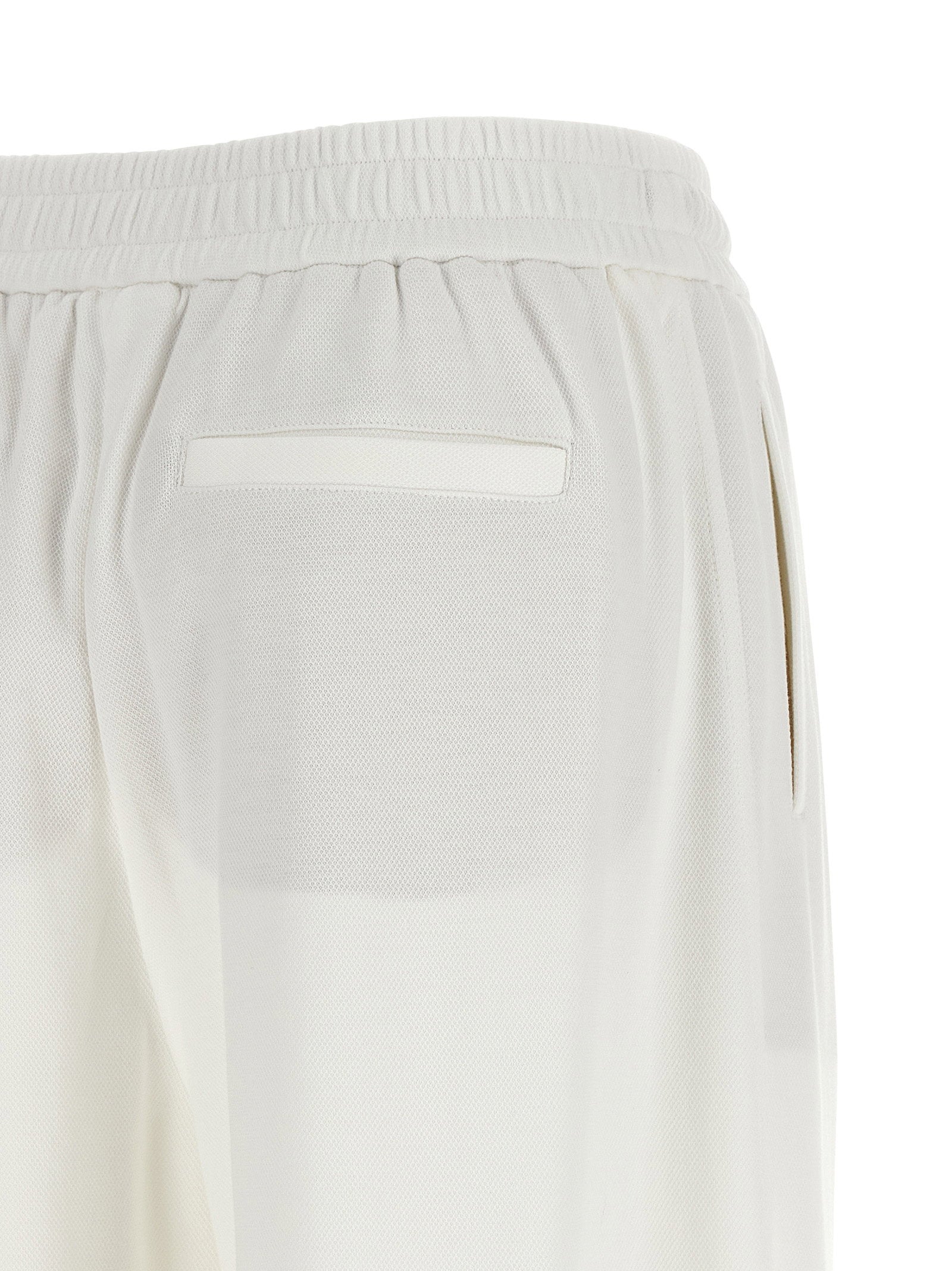 Brunello Cucinelli Track Pants White