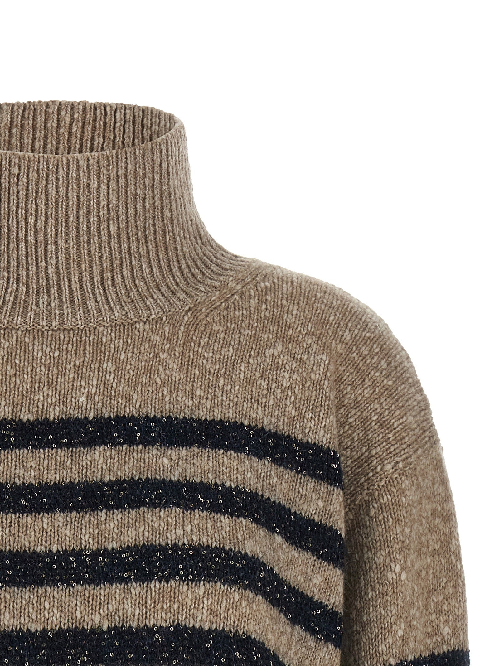 Brunello Cucinelli Dazzling Stripes Sweater Multicolor