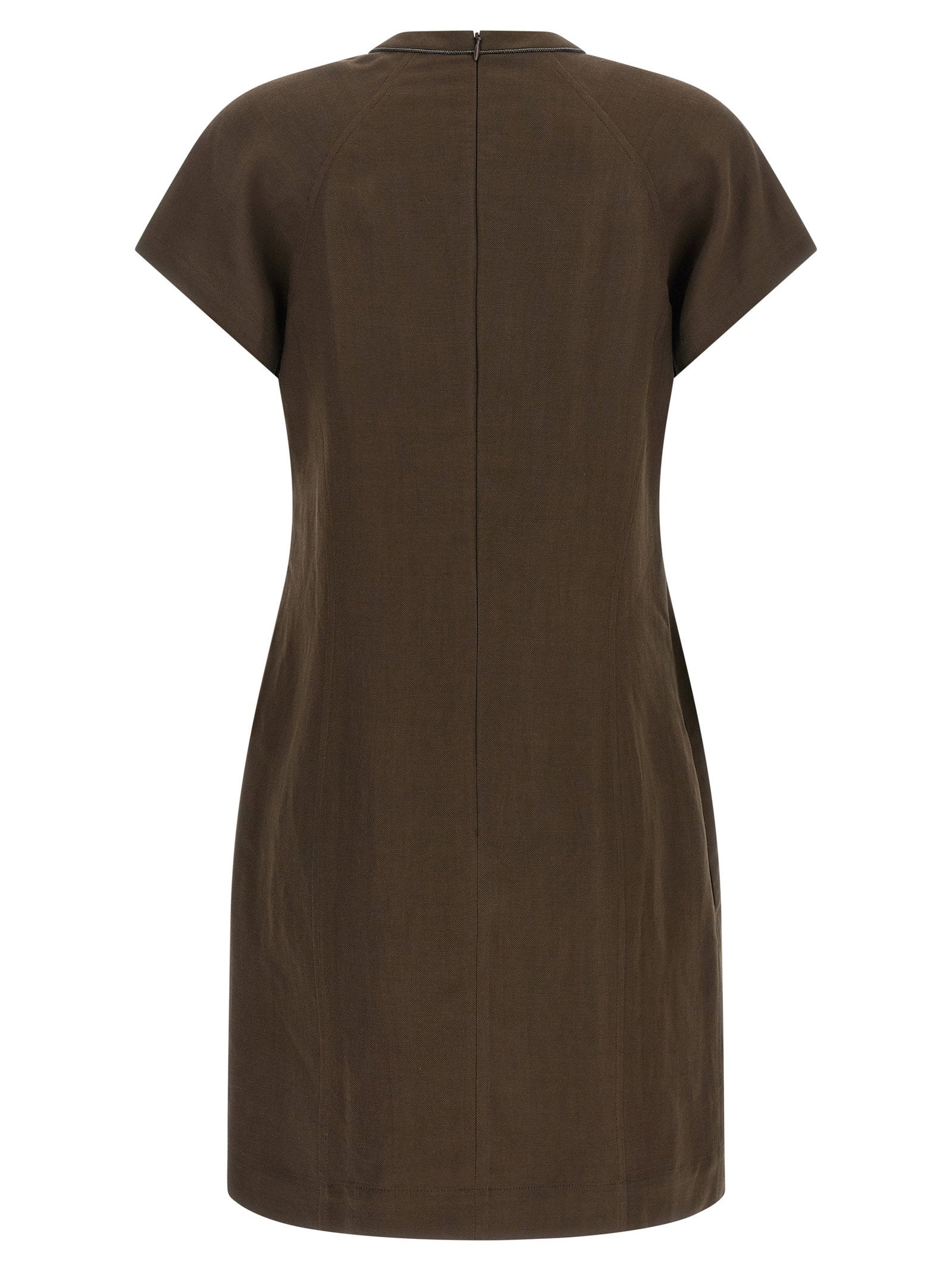 Brunello Cucinelli T-shirt Dress Brown