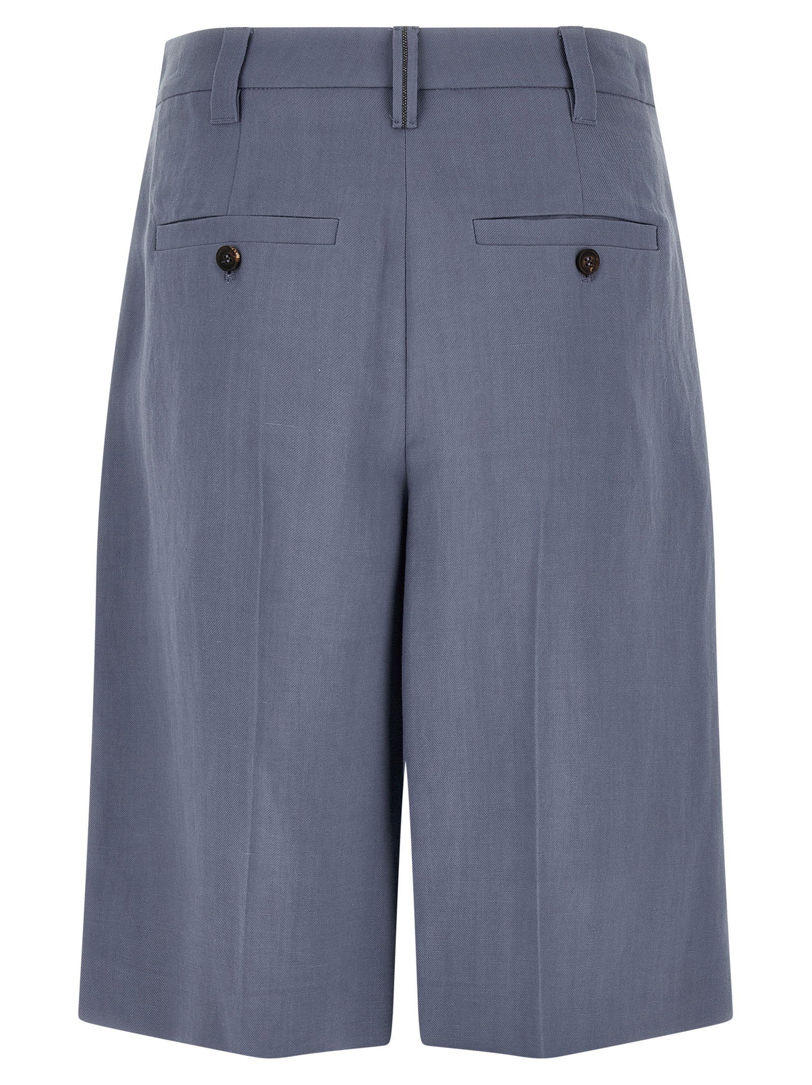 Brunello Cucinelli Sartorial Bermuda Shorts Blue
