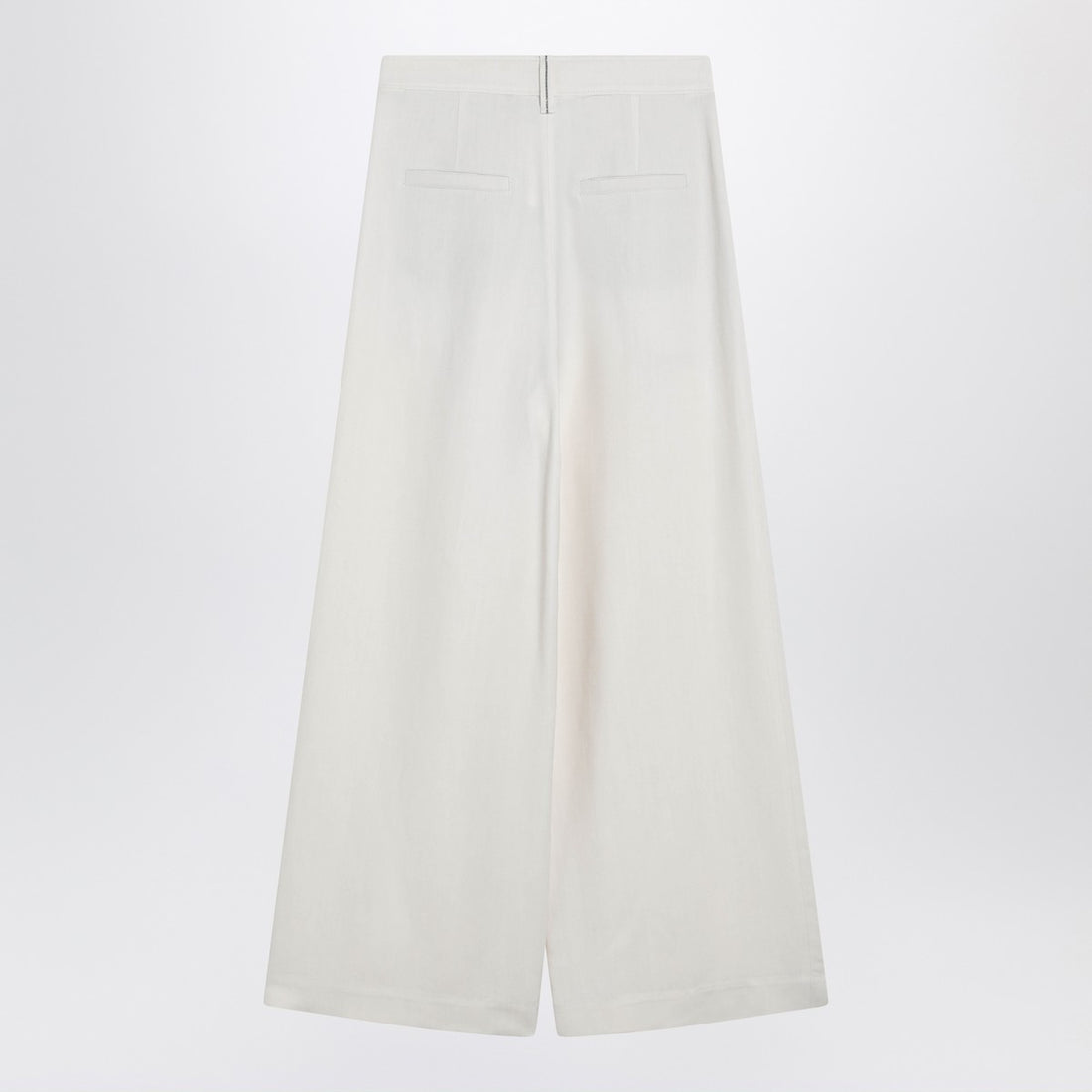 Brunello Cucinelli Sartorial Wrap Trousers White