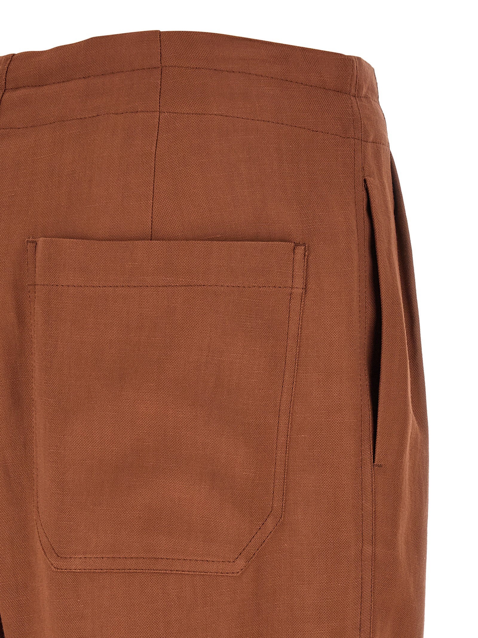 Brunello Cucinelli Tailored Track Pants Red
