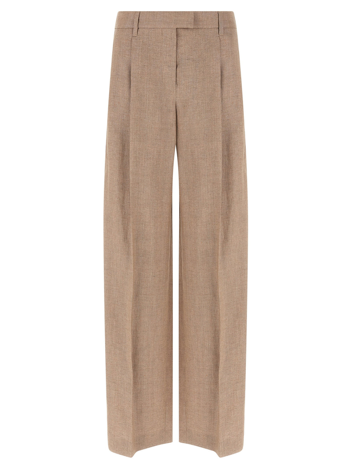Brunello Cucinelli Loose Pleated Pants Pink