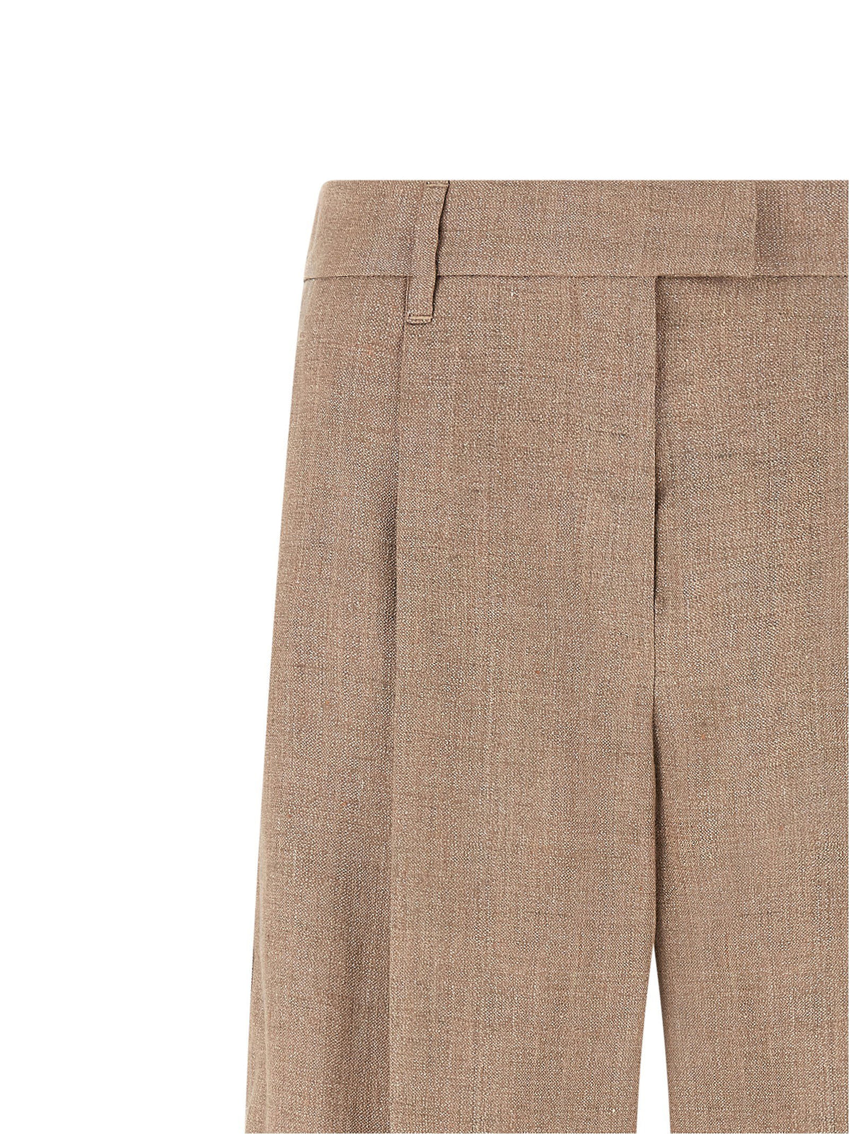 Brunello Cucinelli Loose Pleated Pants Pink