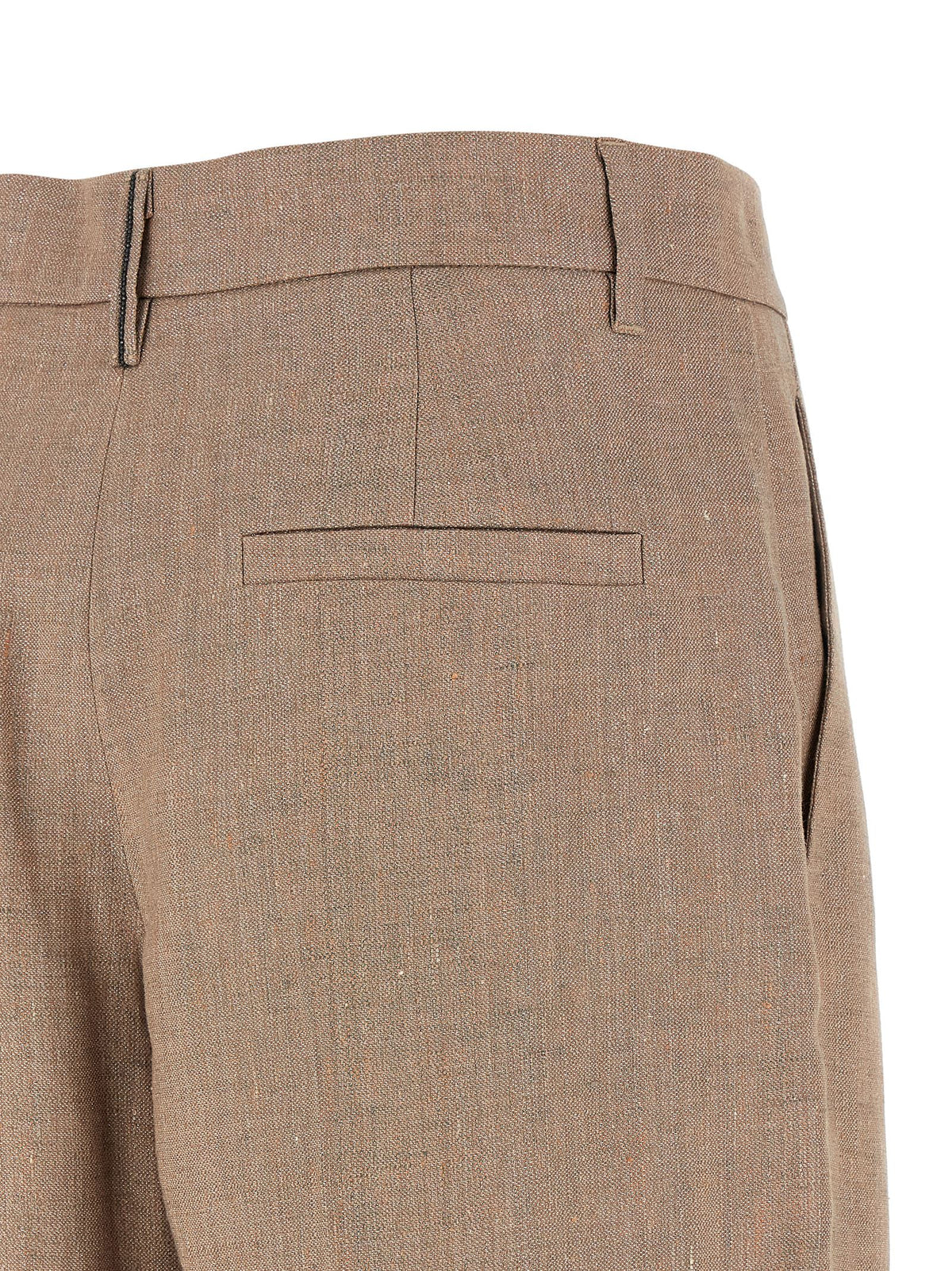 Brunello Cucinelli Loose Pleated Pants Pink