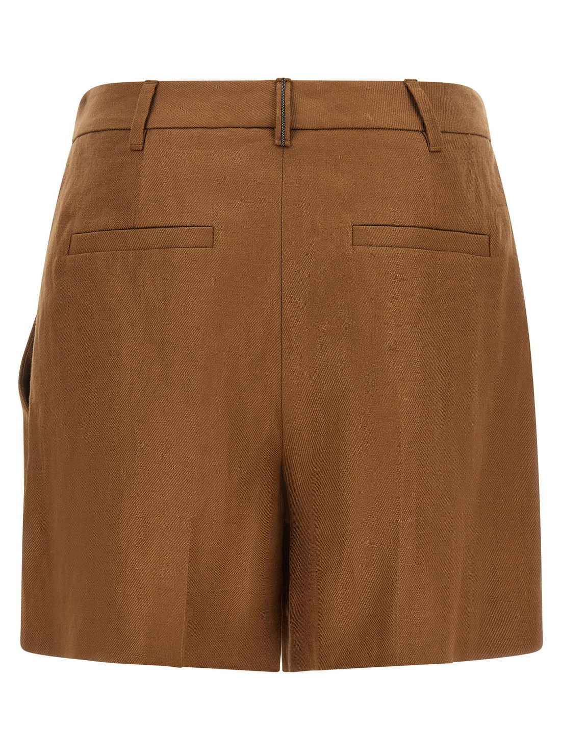 Brunello Cucinelli Monile Tailored Bermuda Shorts Brown