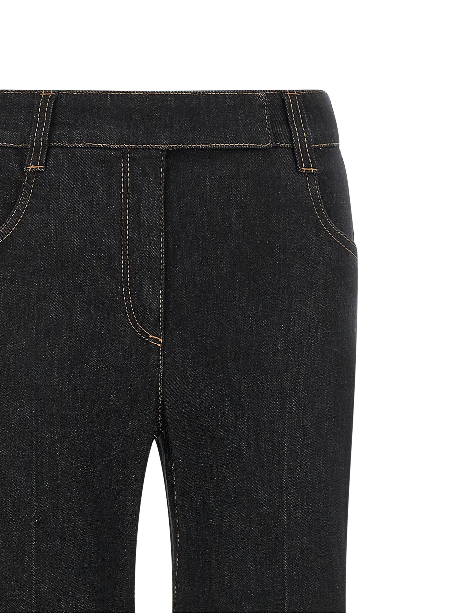 Brunello Cucinelli Flared Leg Jeans Blue