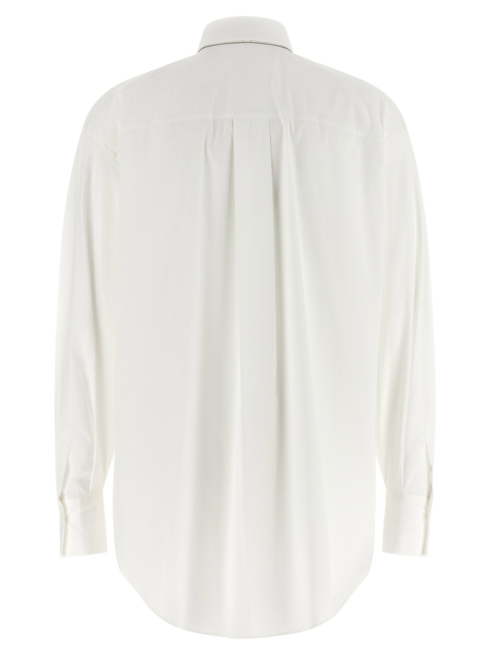 Brunello Cucinelli Shirt With Tie White