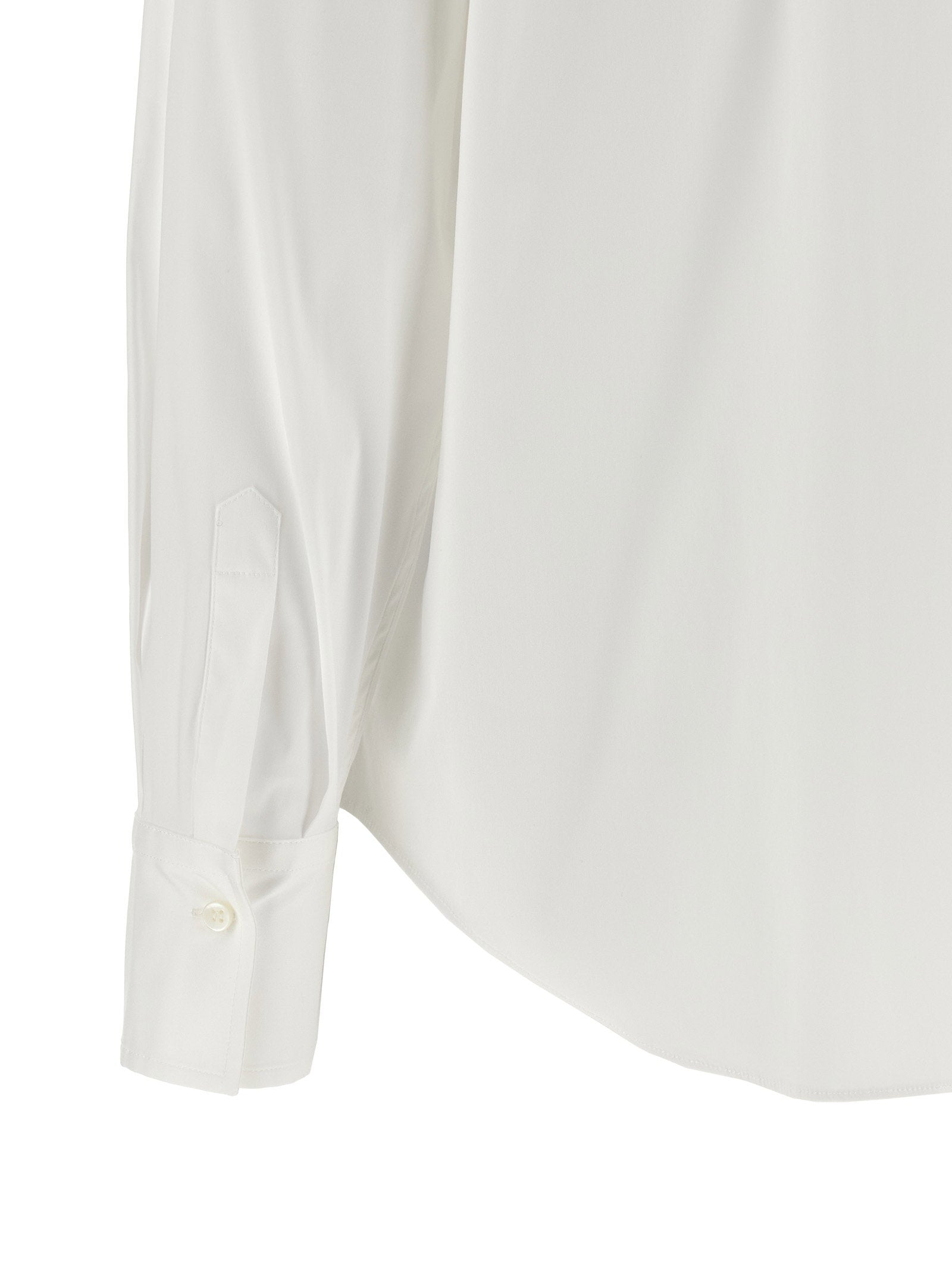 Brunello Cucinelli Shiny Trim Shirt White
