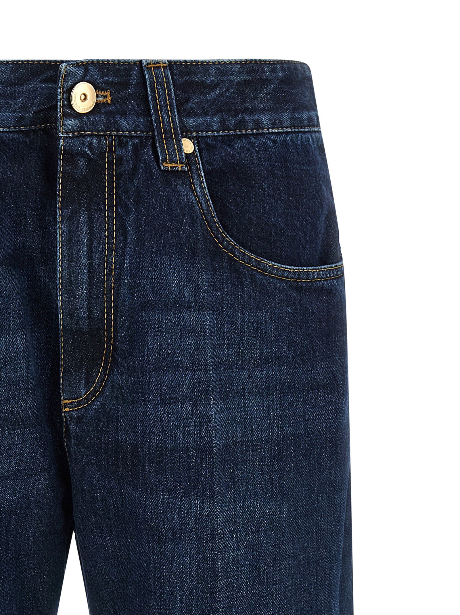 Brunello Cucinelli Cropped Jeans Blue