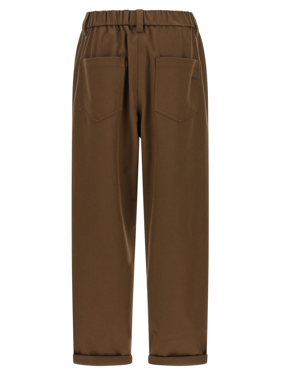 Brunello Cucinelli Baggy Pull-on Pants Brown