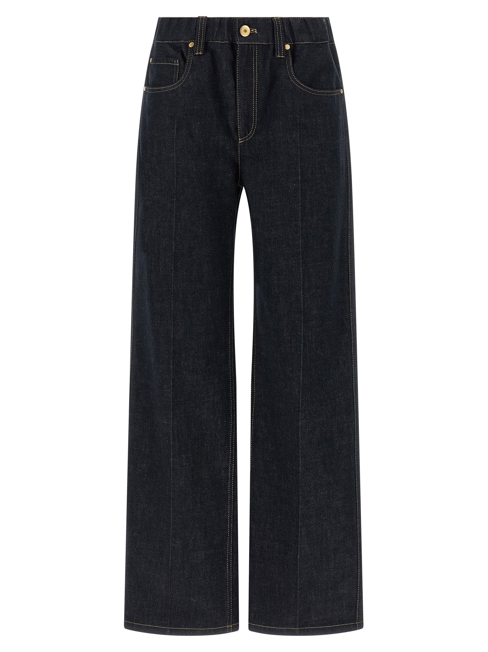 Brunello Cucinelli The Contemporary Pull-on Jeans Blue