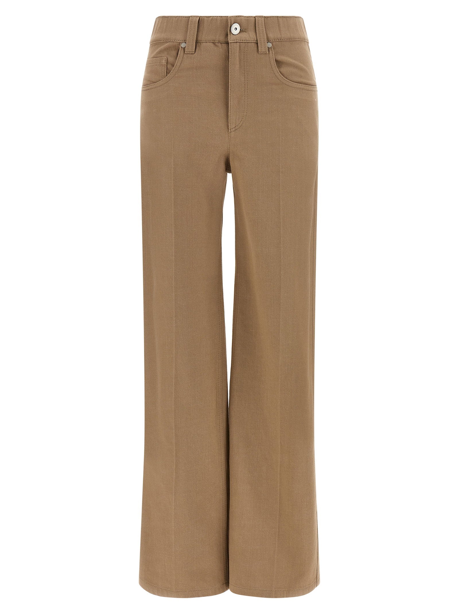 Brunello Cucinelli The Contemporary Pull-on Jeans Beige