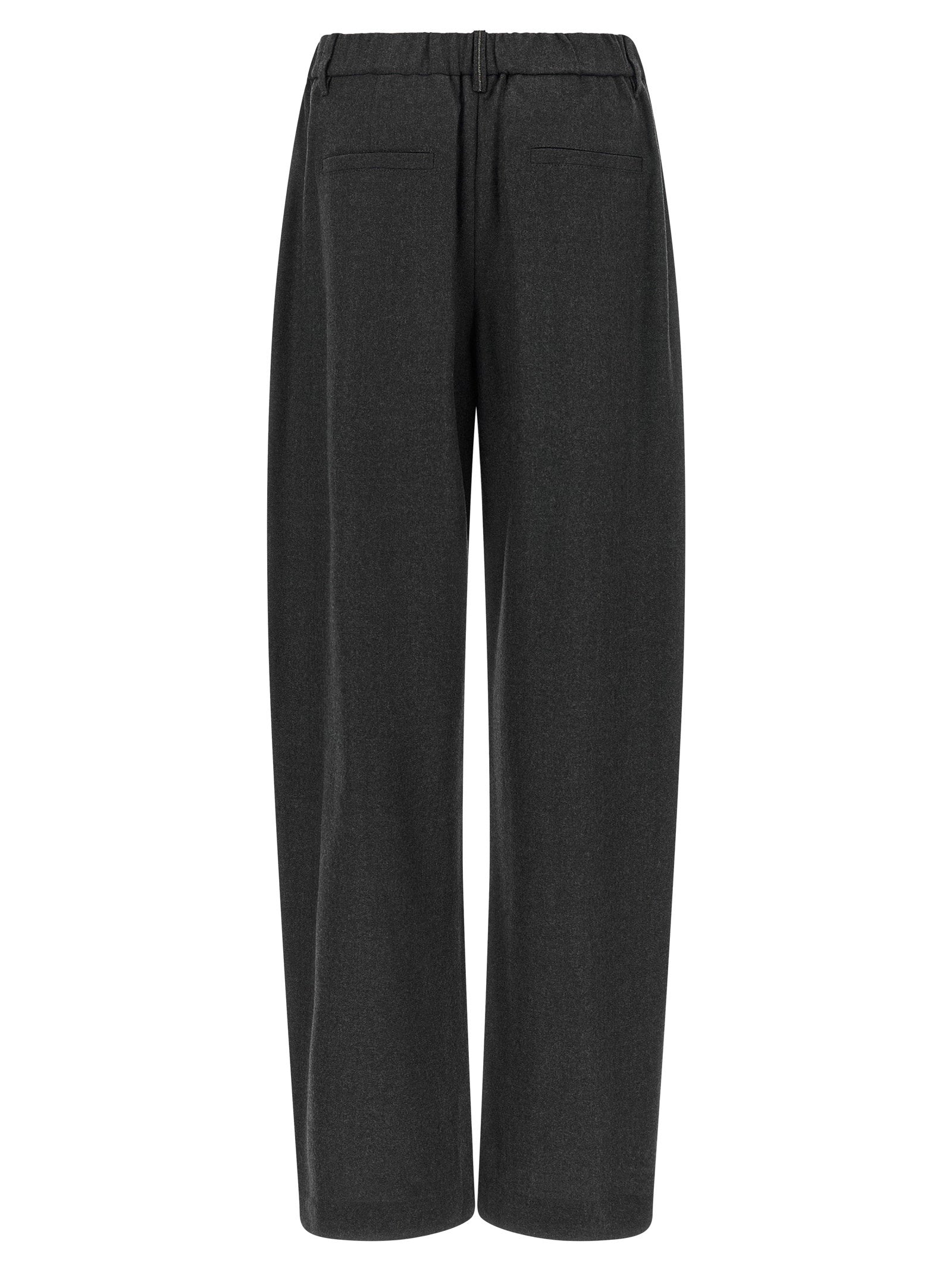 Brunello Cucinelli Double Pinch Pants Gray
