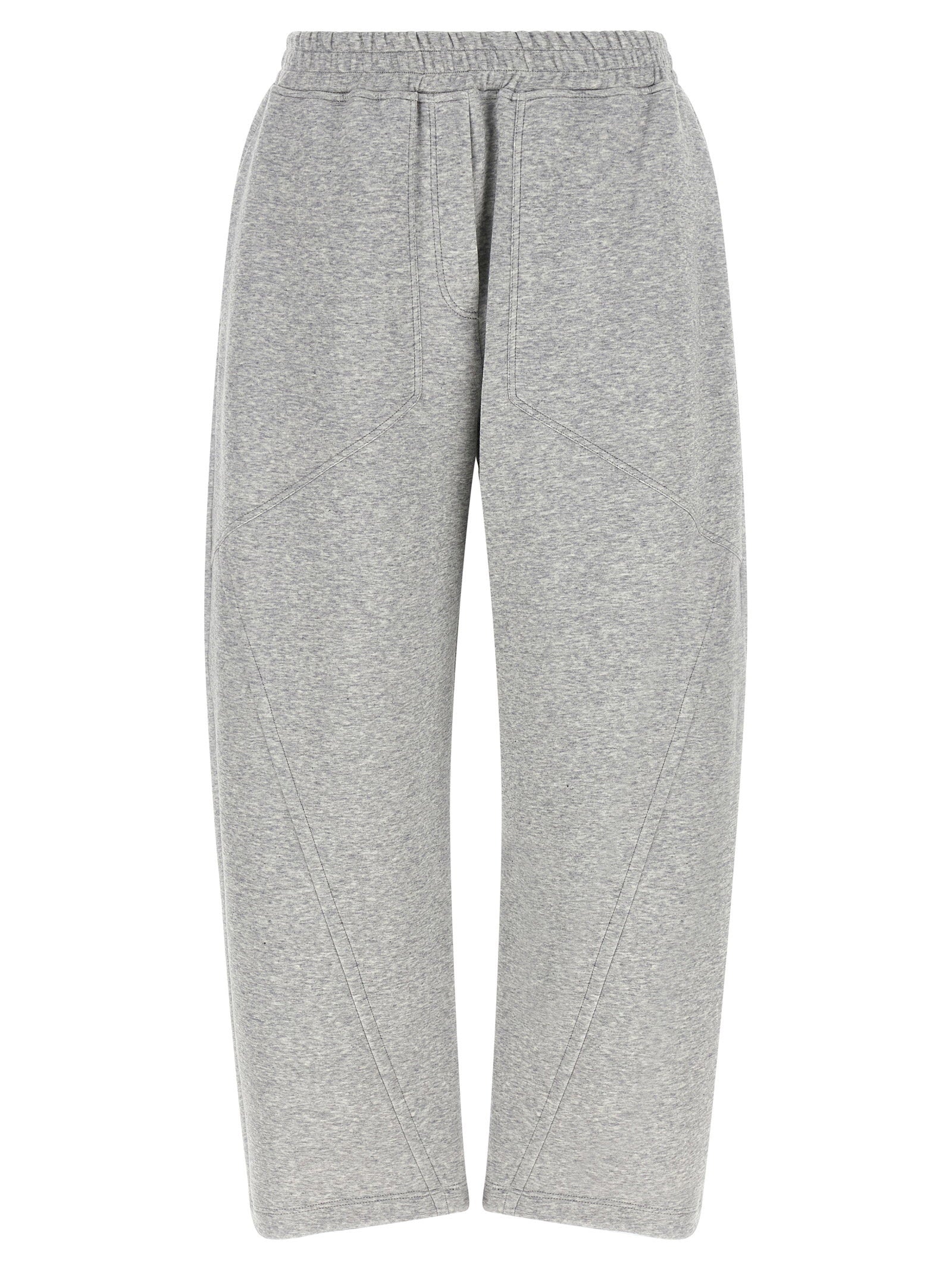 Brunello Cucinelli Cotton And Cashmere Joggers Gray