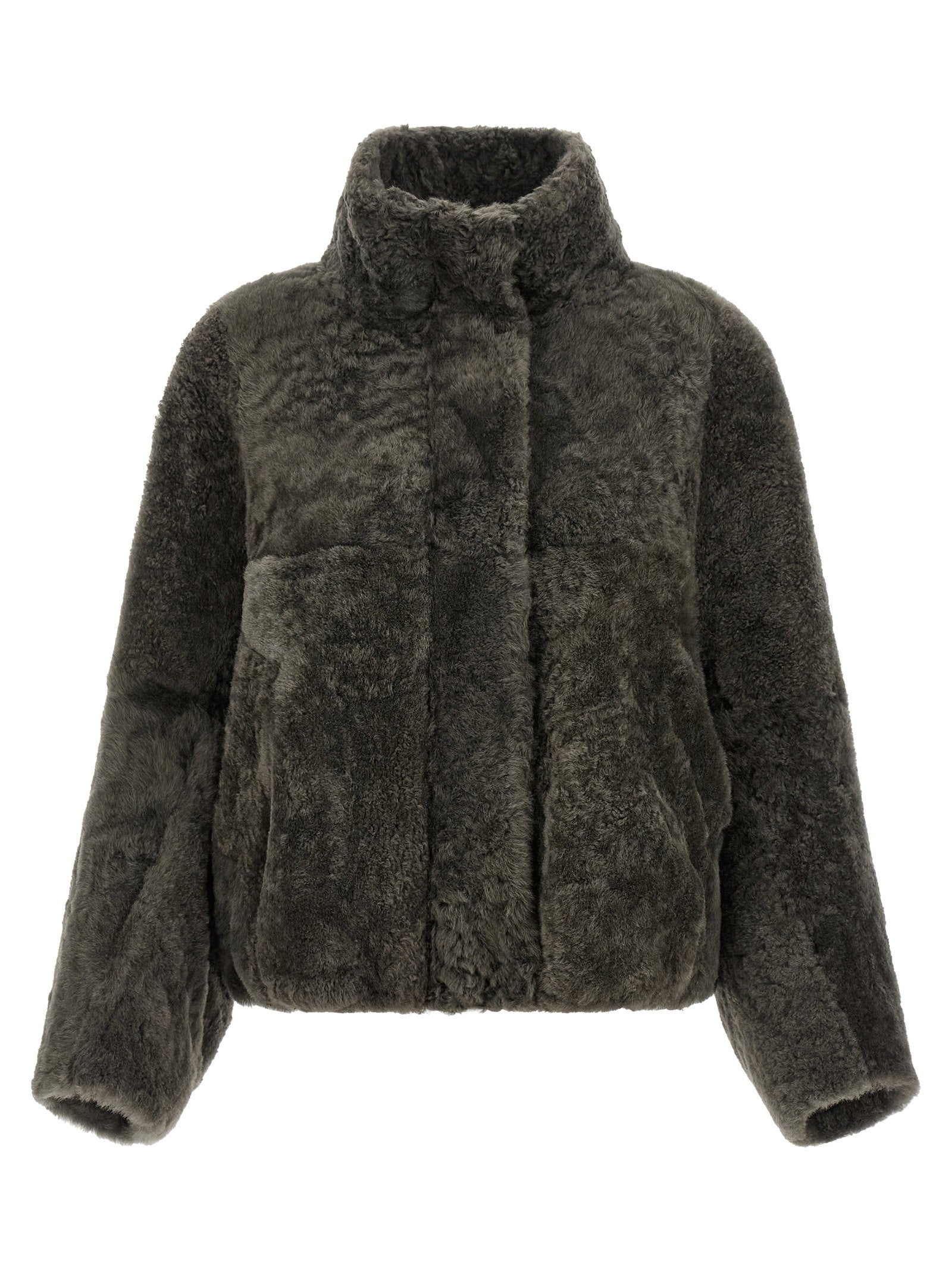 Brunello Cucinelli Cropped Fur Gray