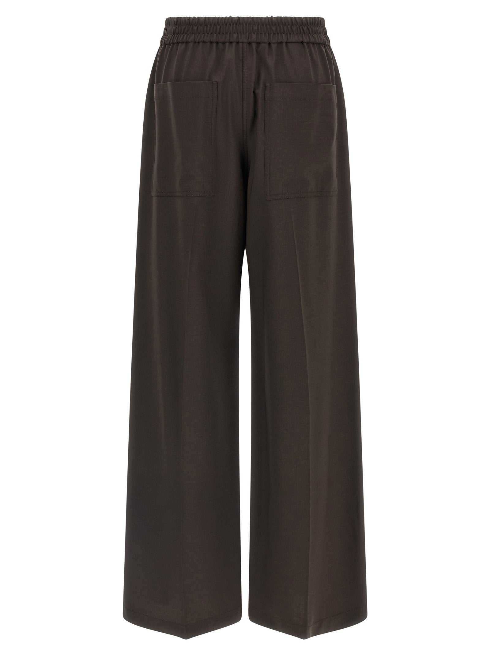 Brunello Cucinelli Cool Wool Pants Brown