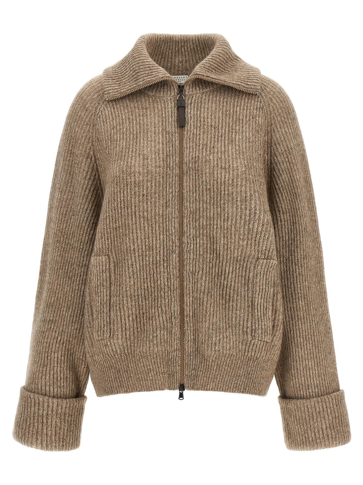 Brunello Cucinelli Sparkling Cardigan Beige