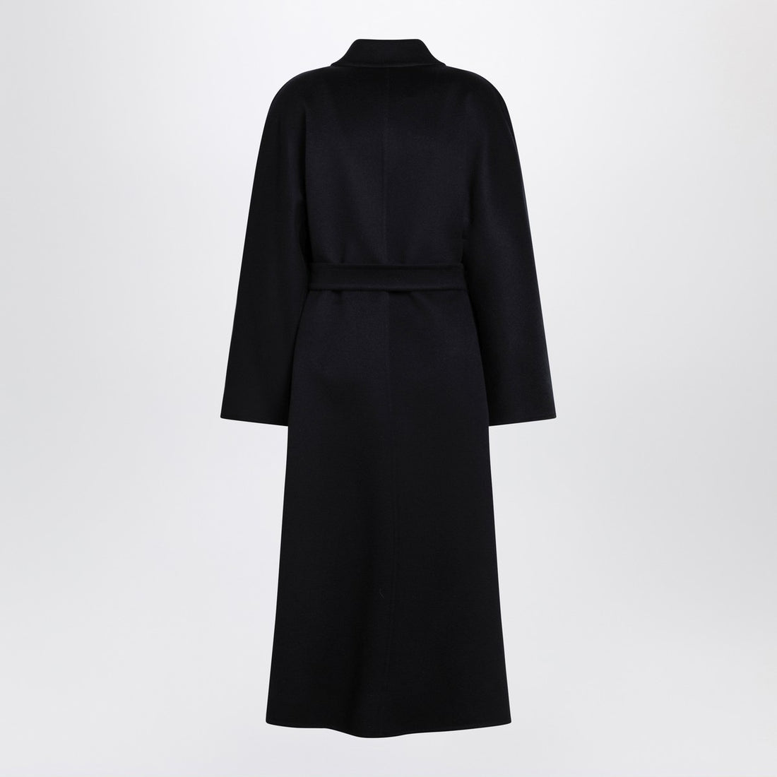 Max Mara Cashmere Wrap Coat Navy Blue
