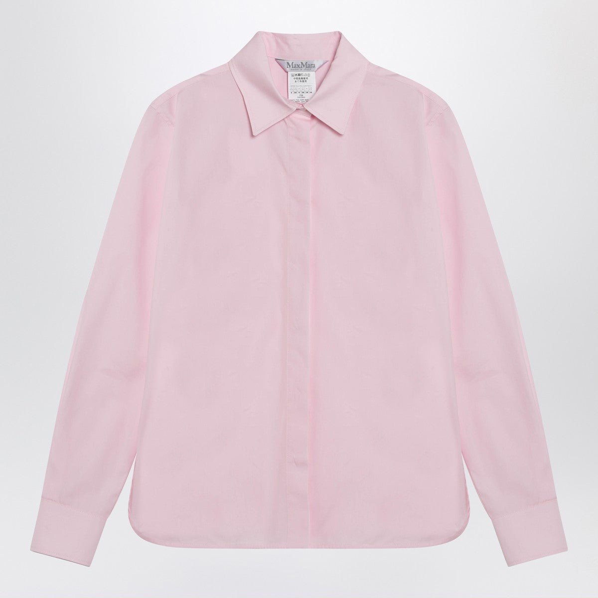 Max Mara Cotton Poplin Shirt Pink