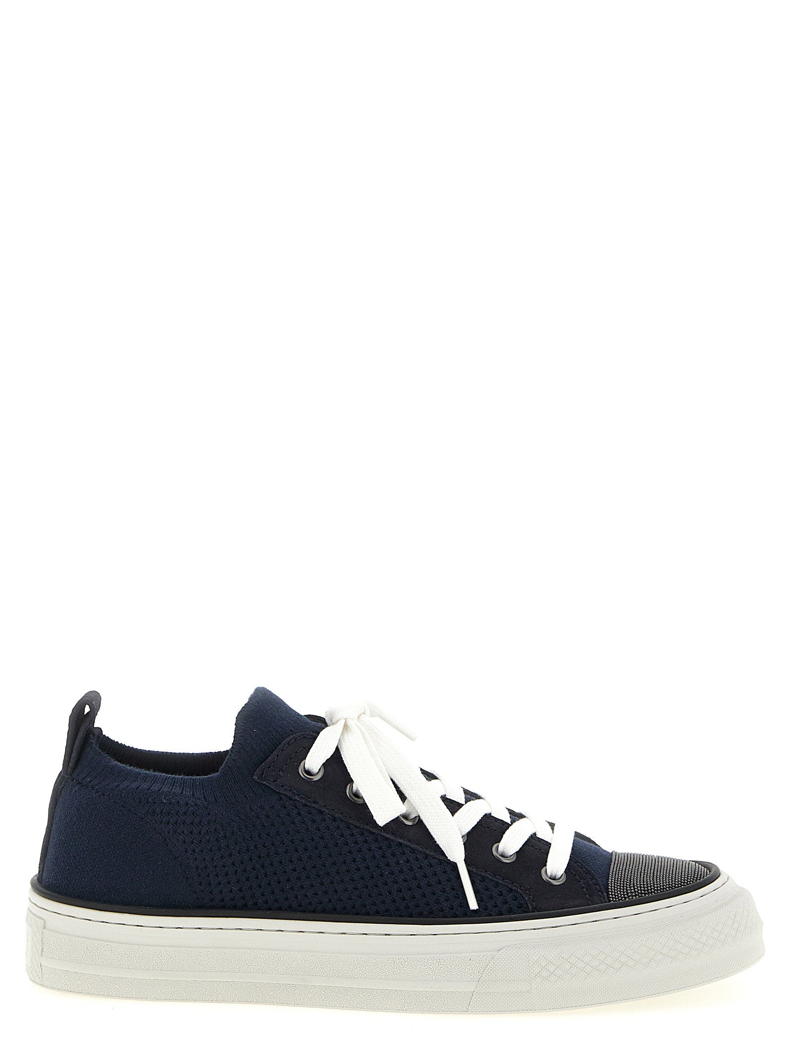 Brunello Cucinelli Precious Toe Sneakers Blue