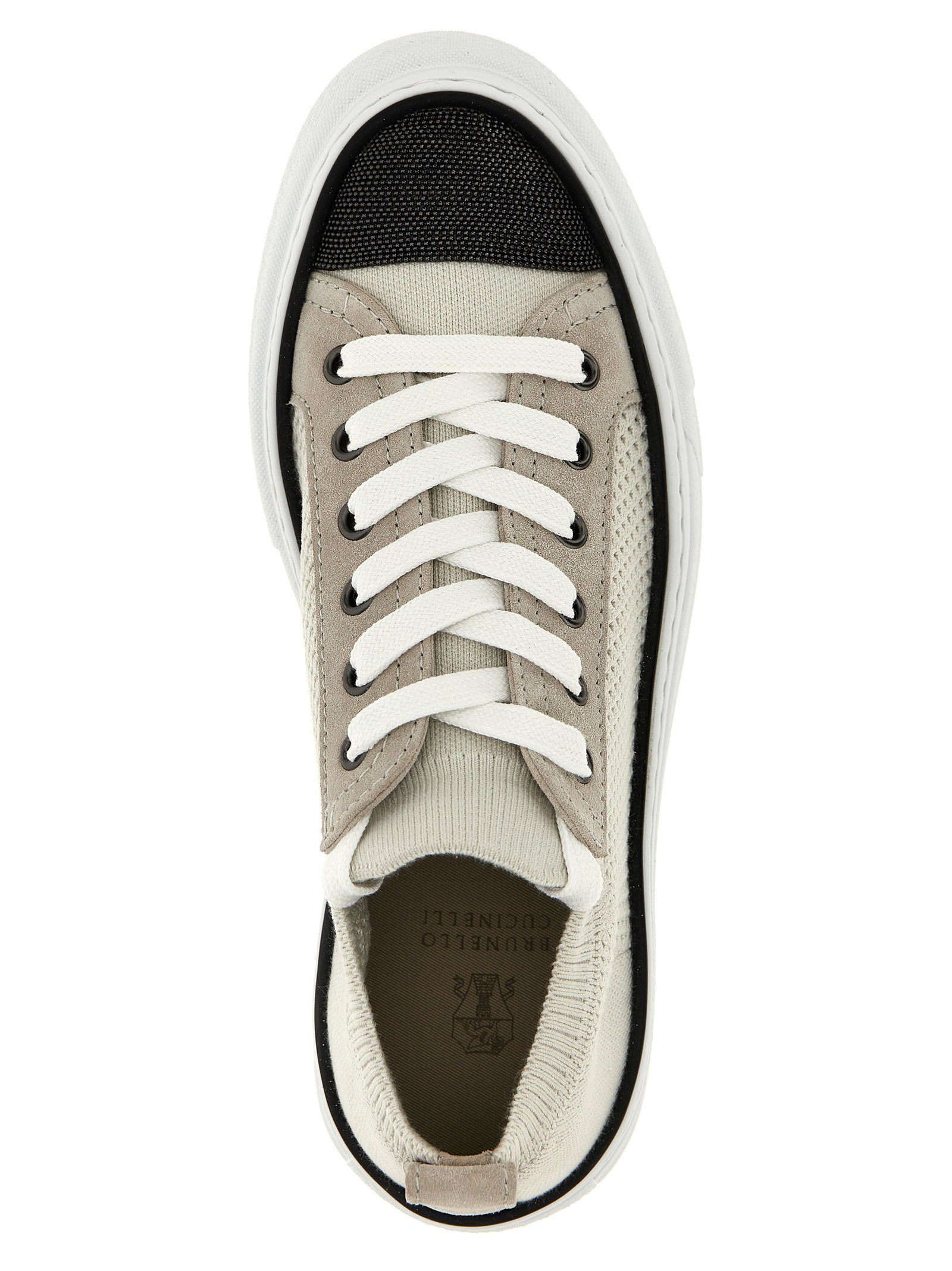 Brunello Cucinelli Monile Knit Sneakers Multicolor